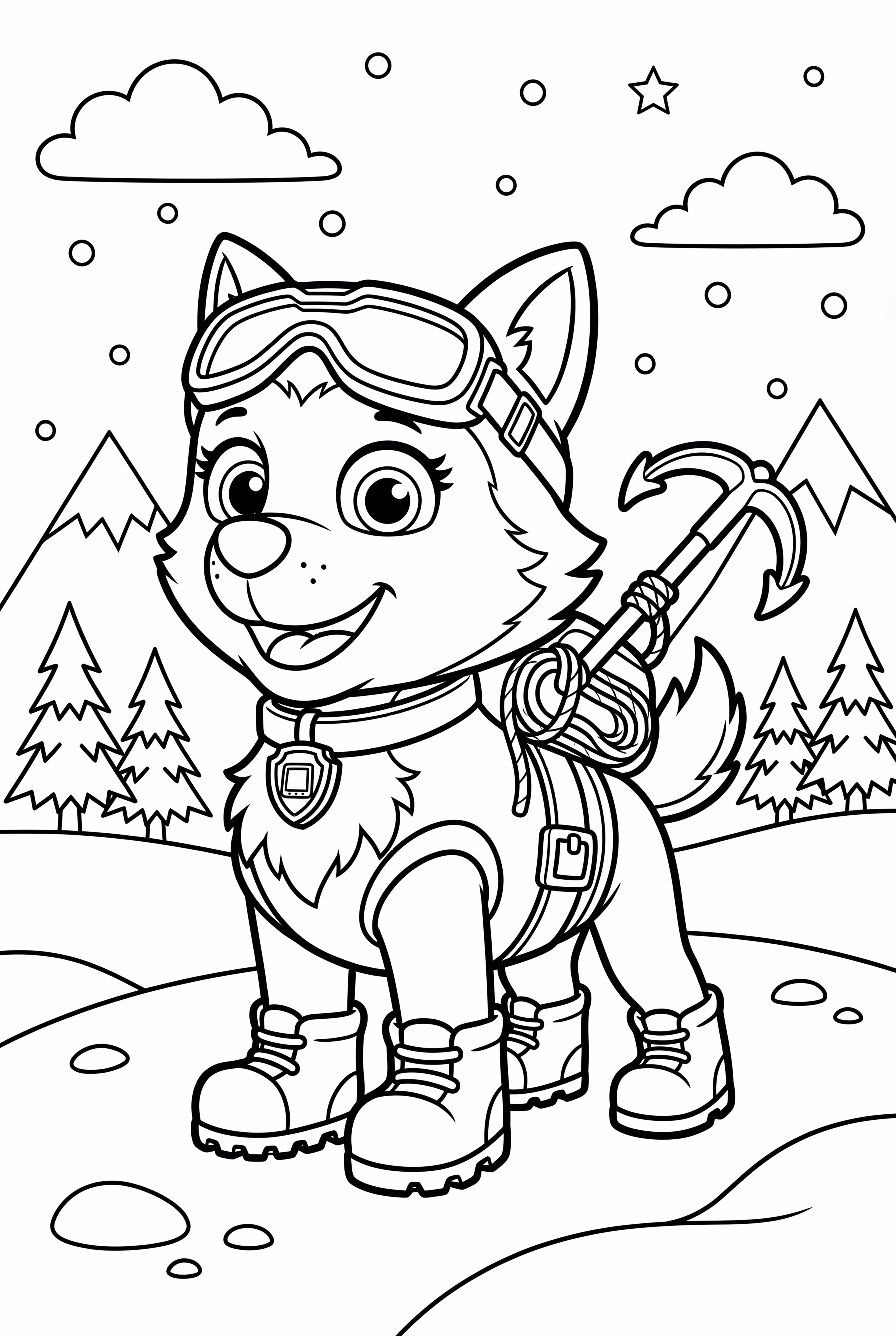 Everest Patrulha Canina na Neve