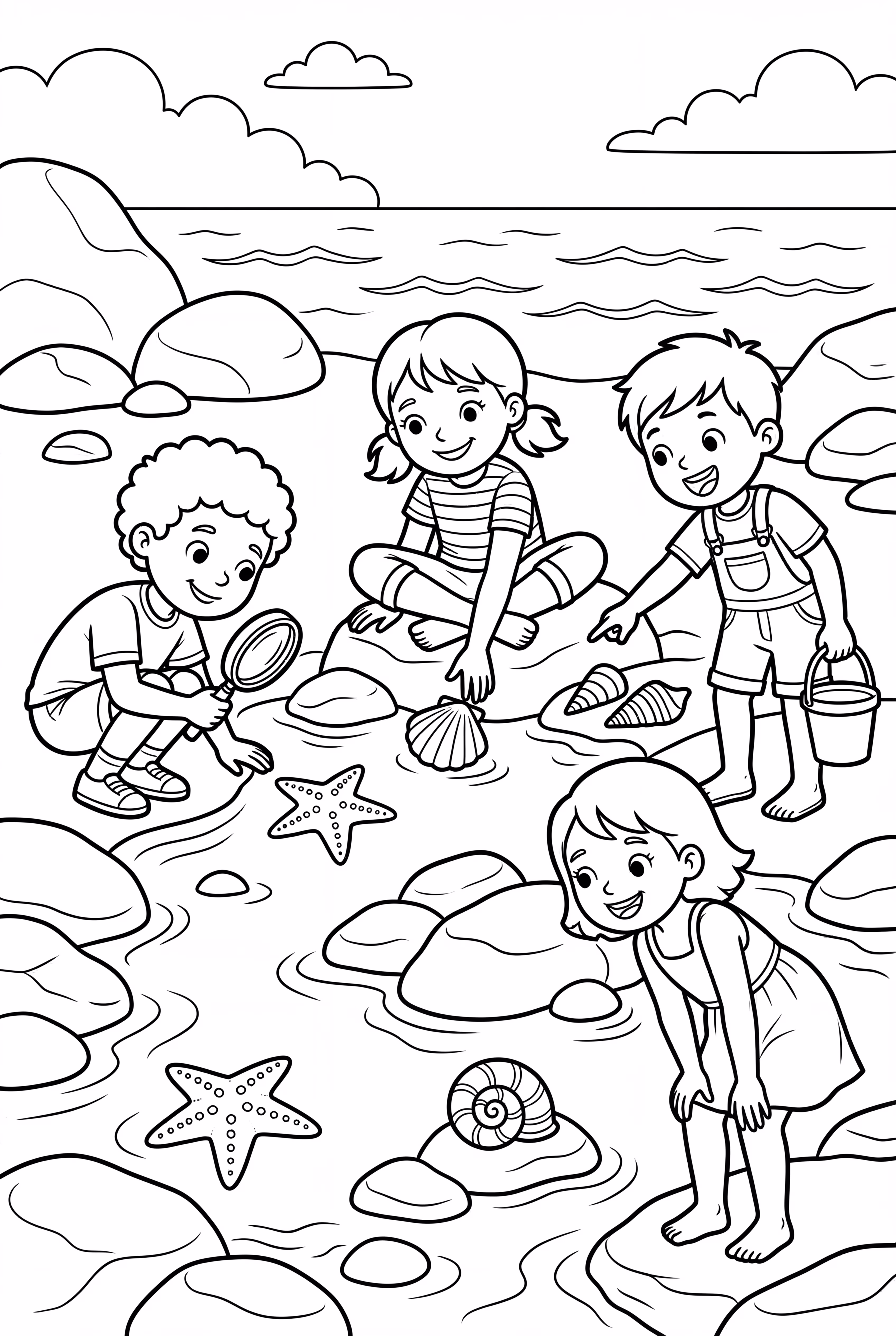 Exploring A Summer Tide Pool