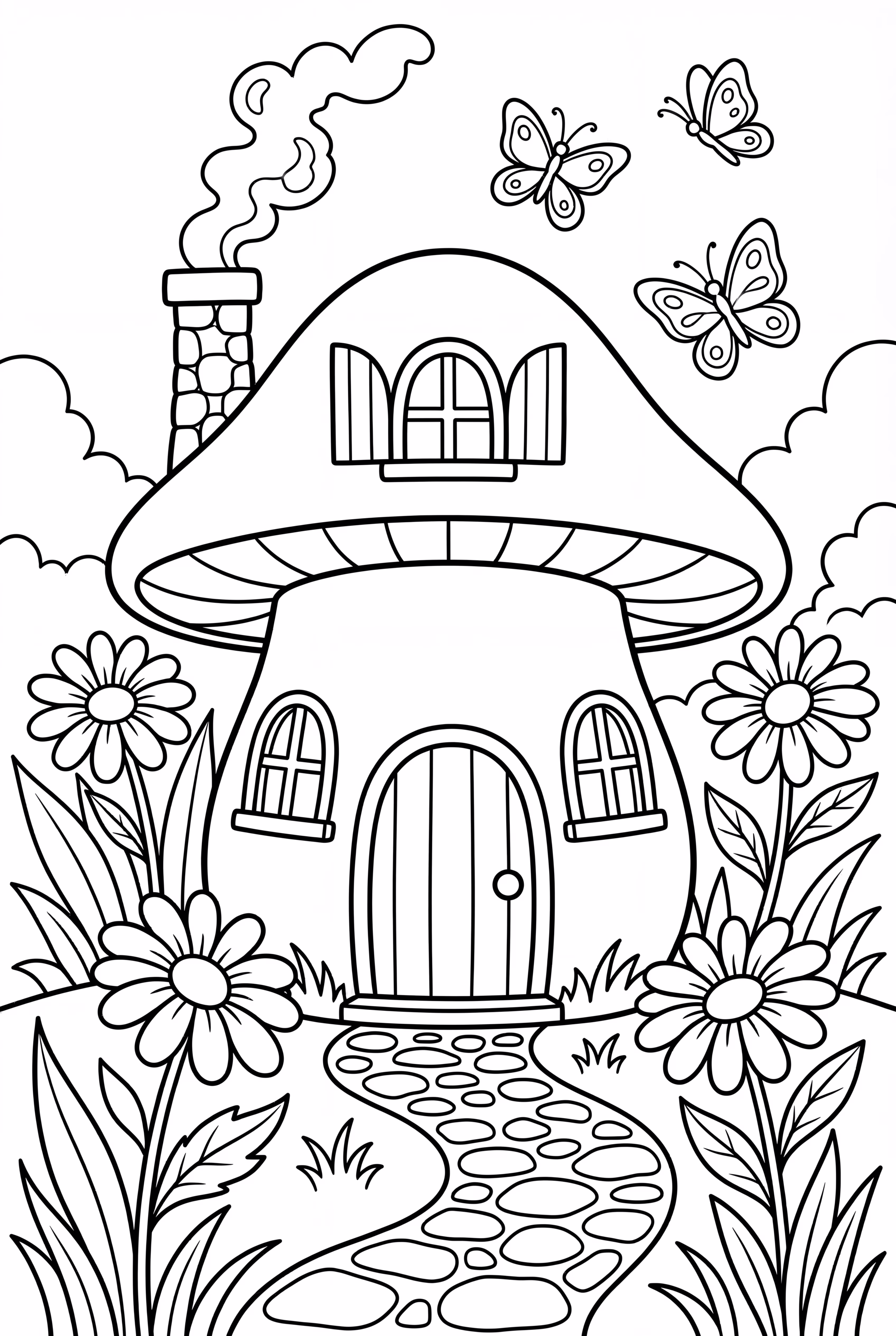 Fairy House In An Enchanted Garden