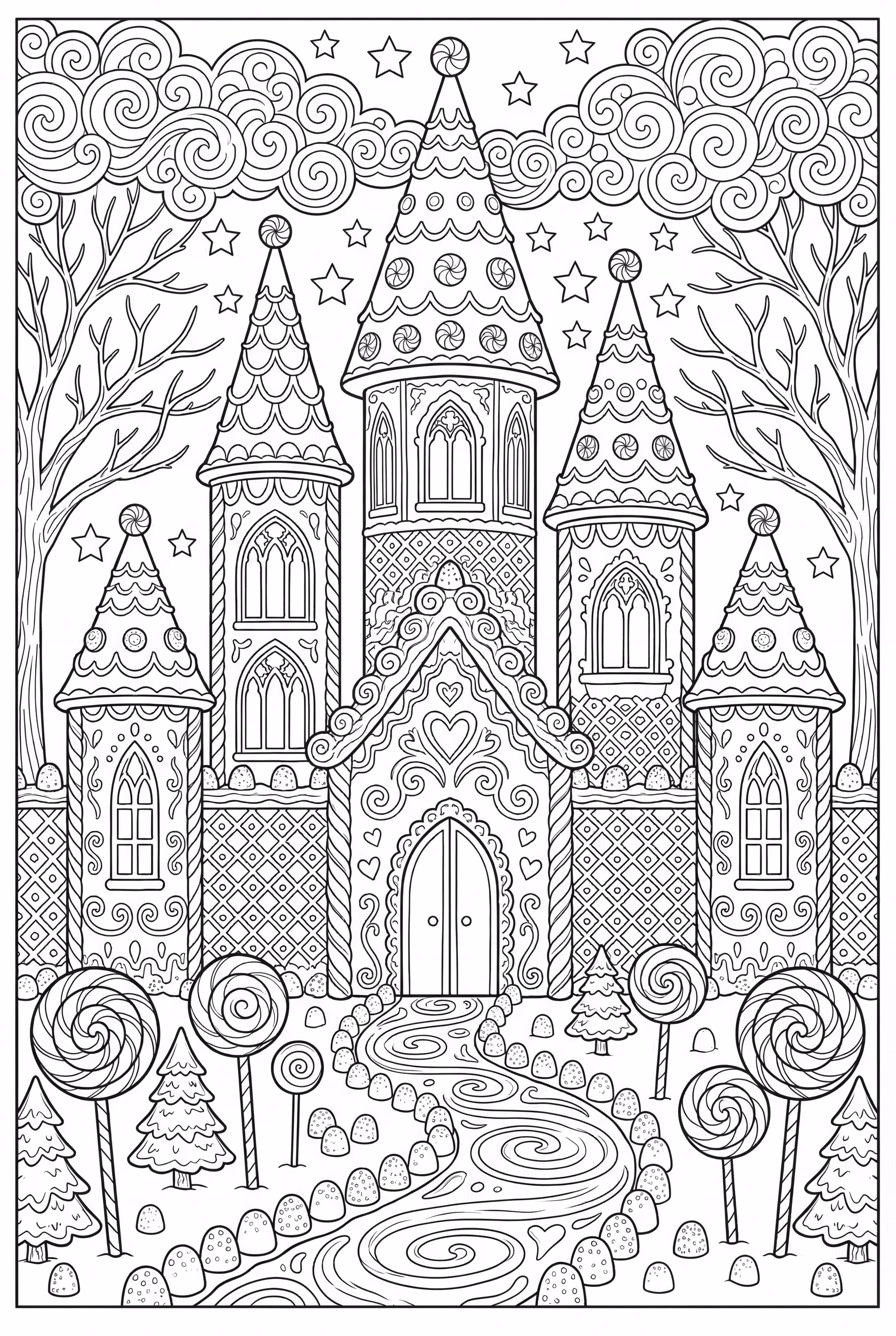 Fairy Tale Castle Gingerbread House