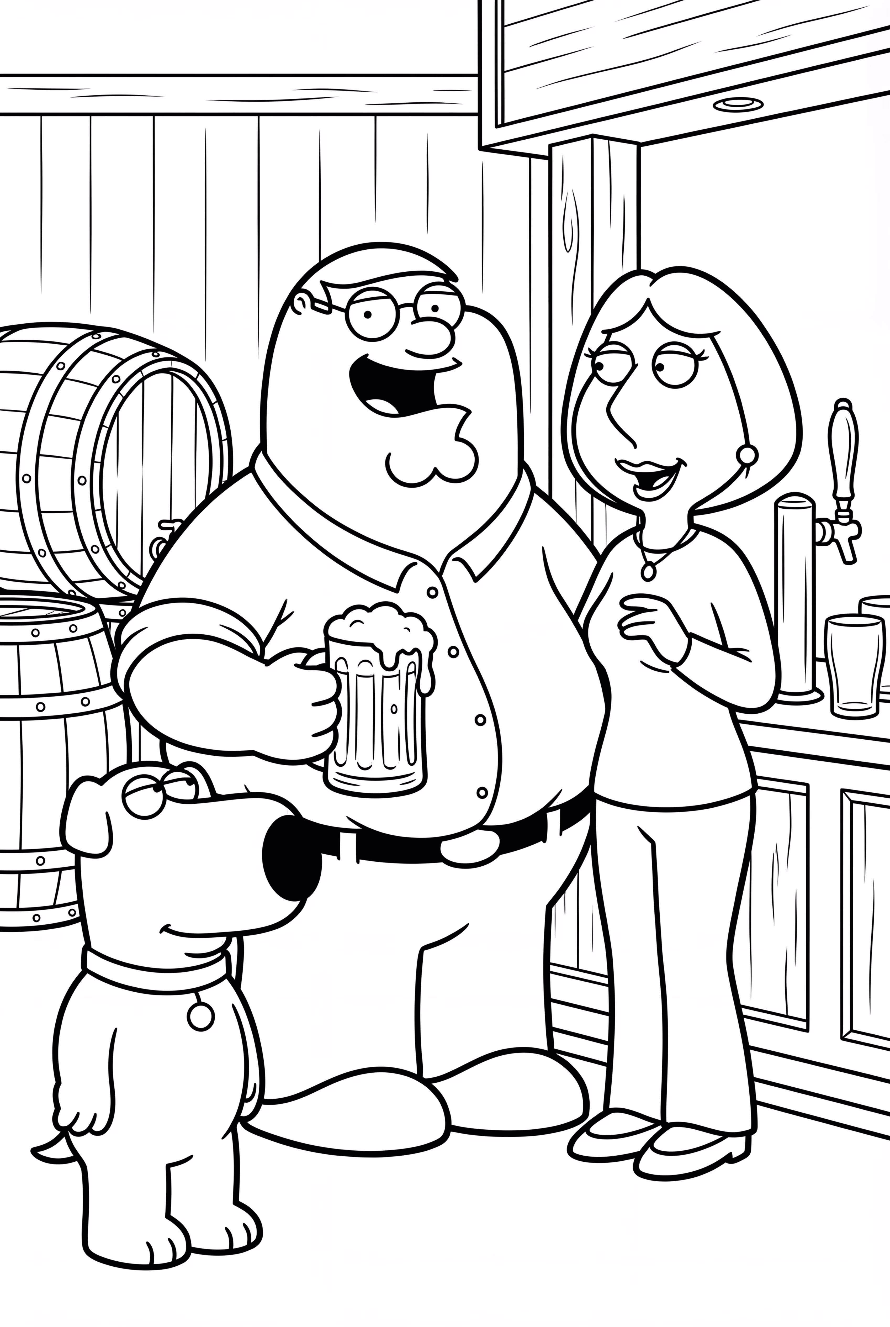 Family Guy in der Pawtucket Patriot Brauerei