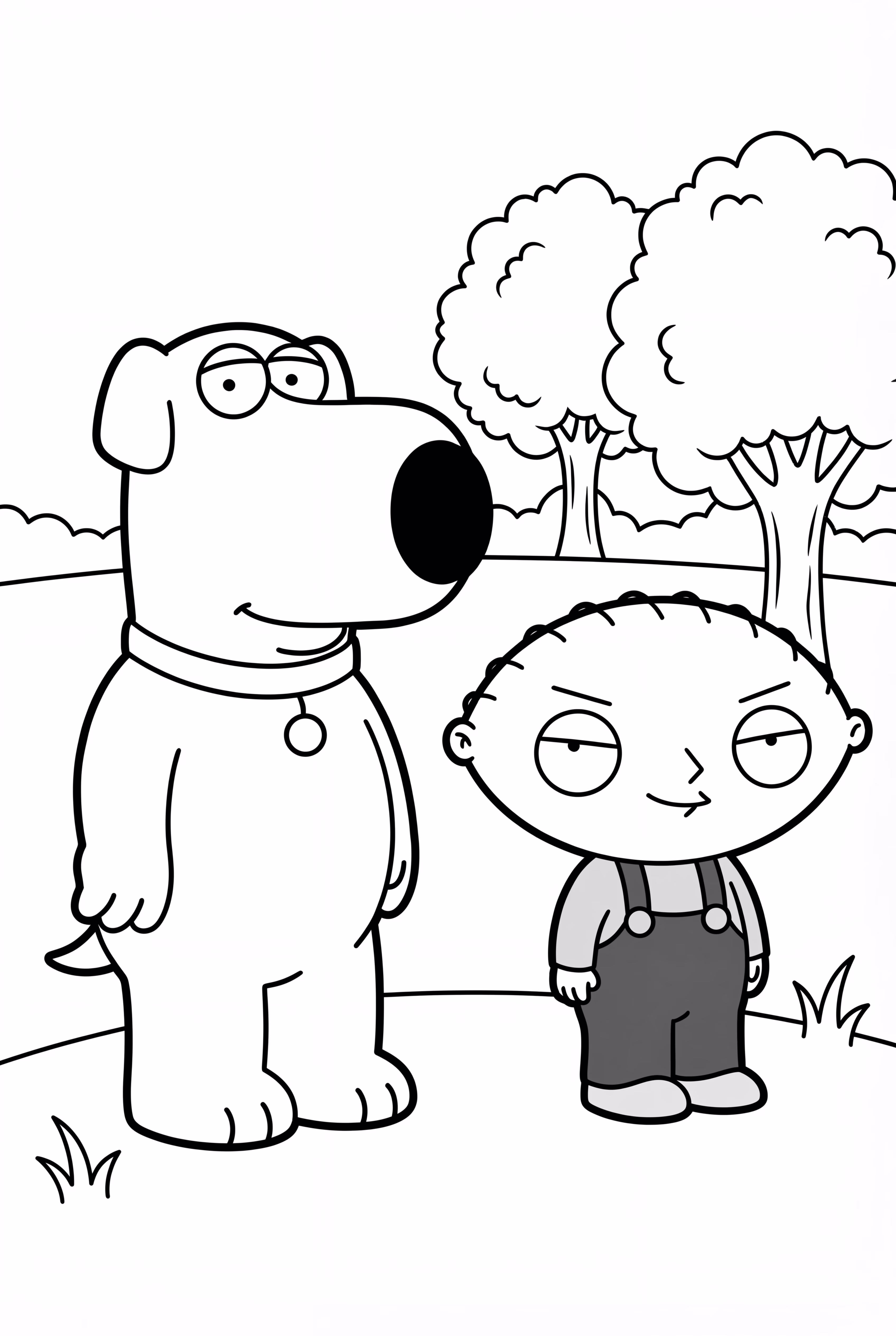 Family Guy Brian und Stewie auf einem Abenteuer