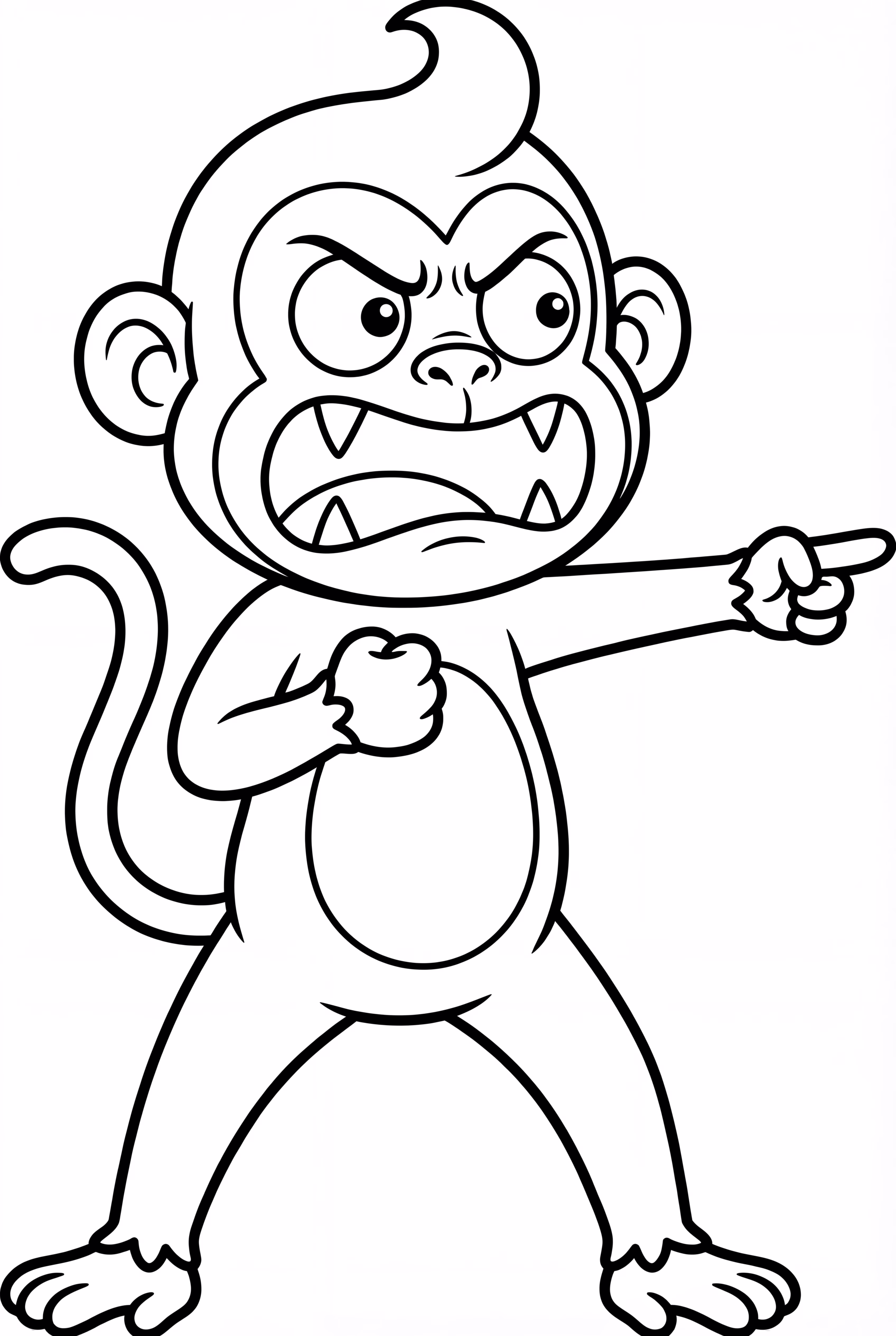 家庭教師邪惡猴子指著你