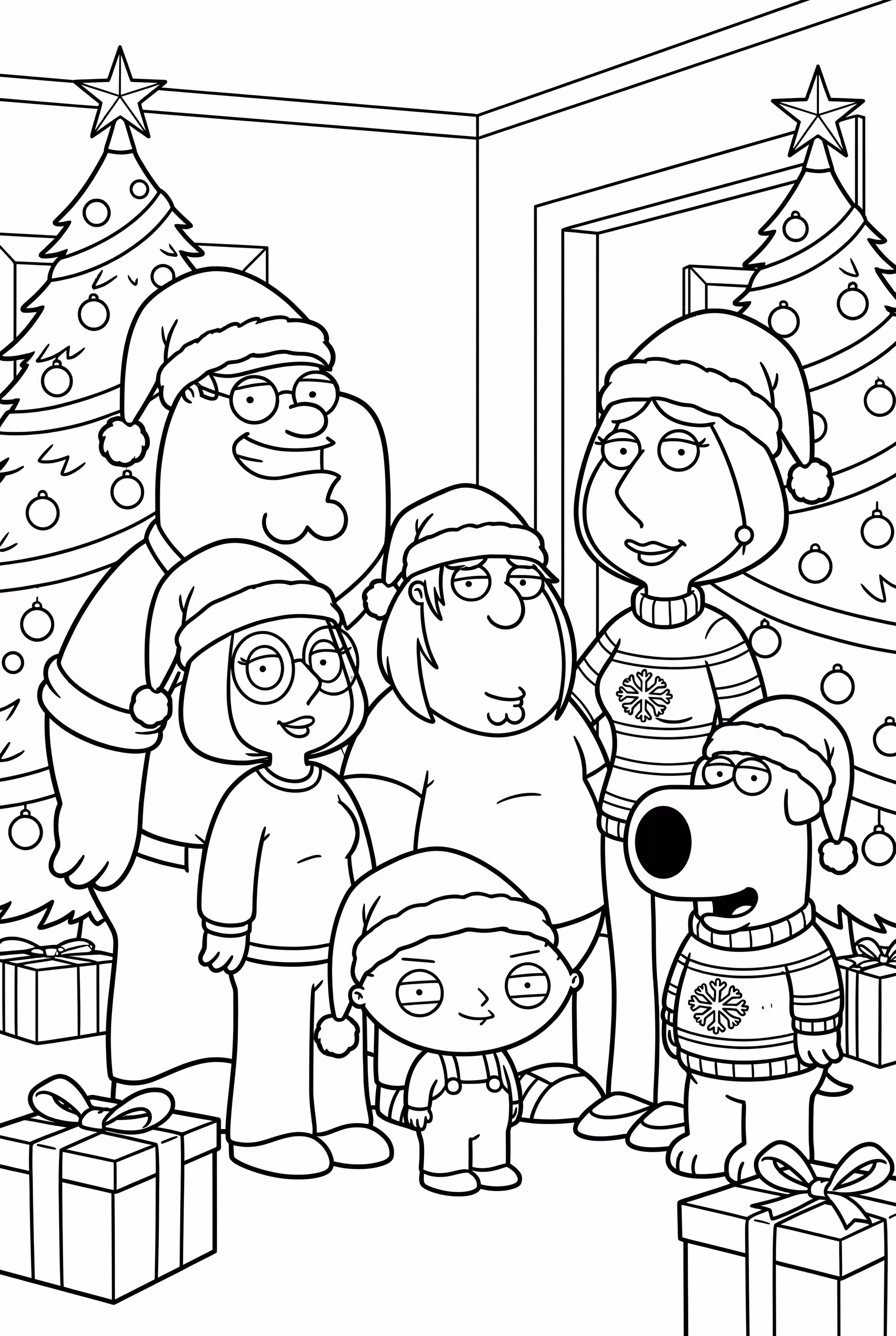 La famille Griffin de Family Guy célèbre Noël