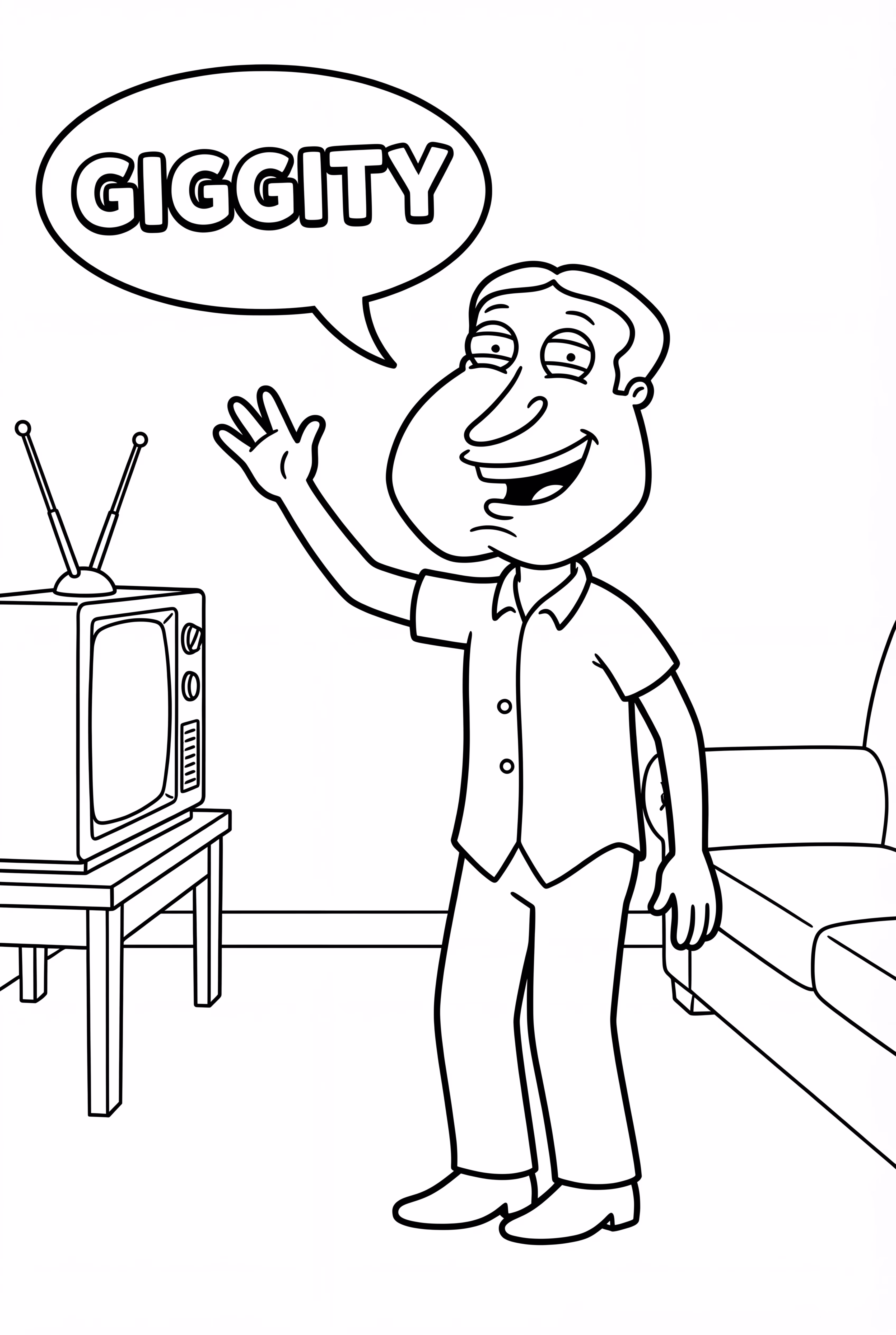 Family Guy Quagmire und sein Giggity-Spruch