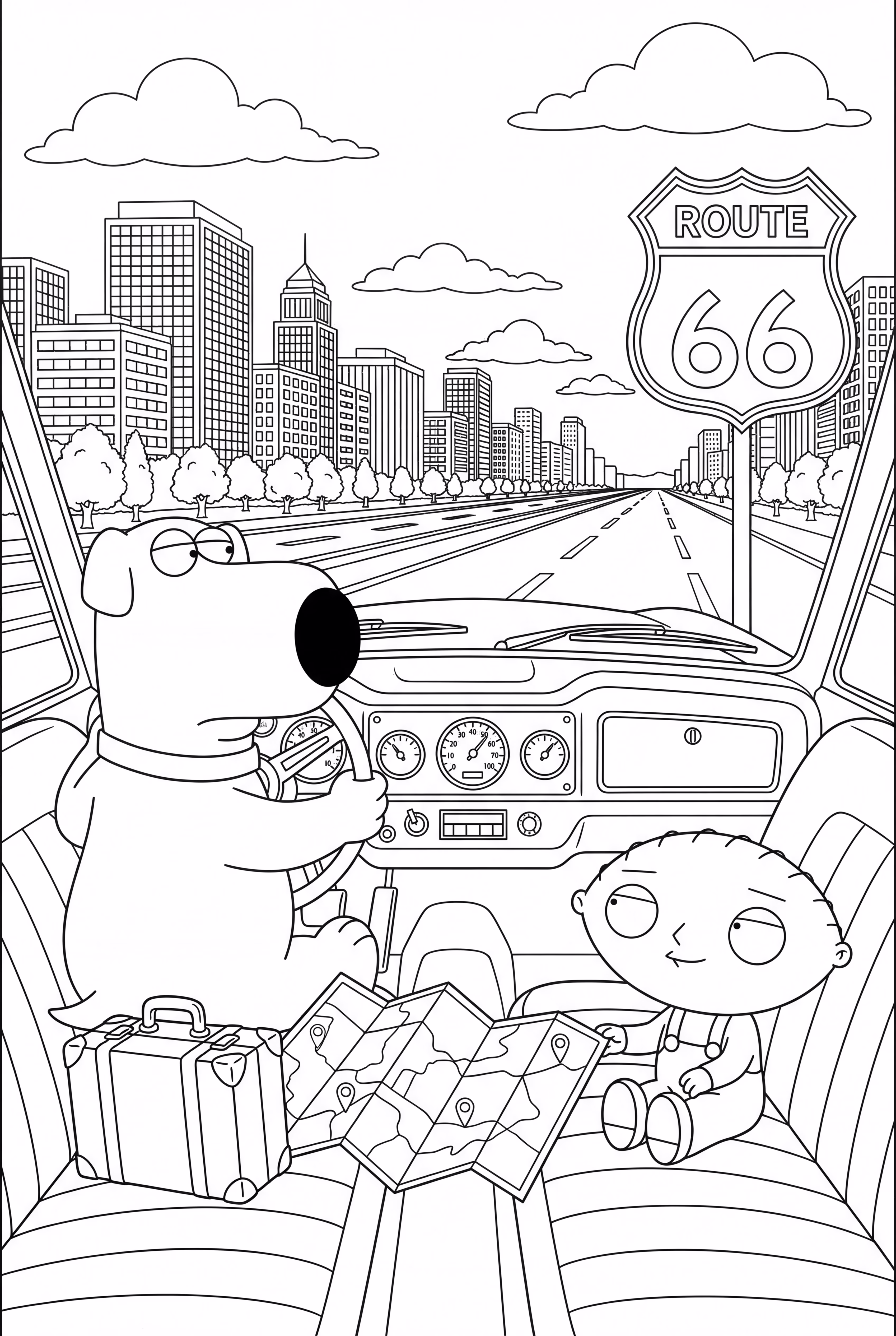 Family Guy Road to Rhode Island Scène de l'épisode