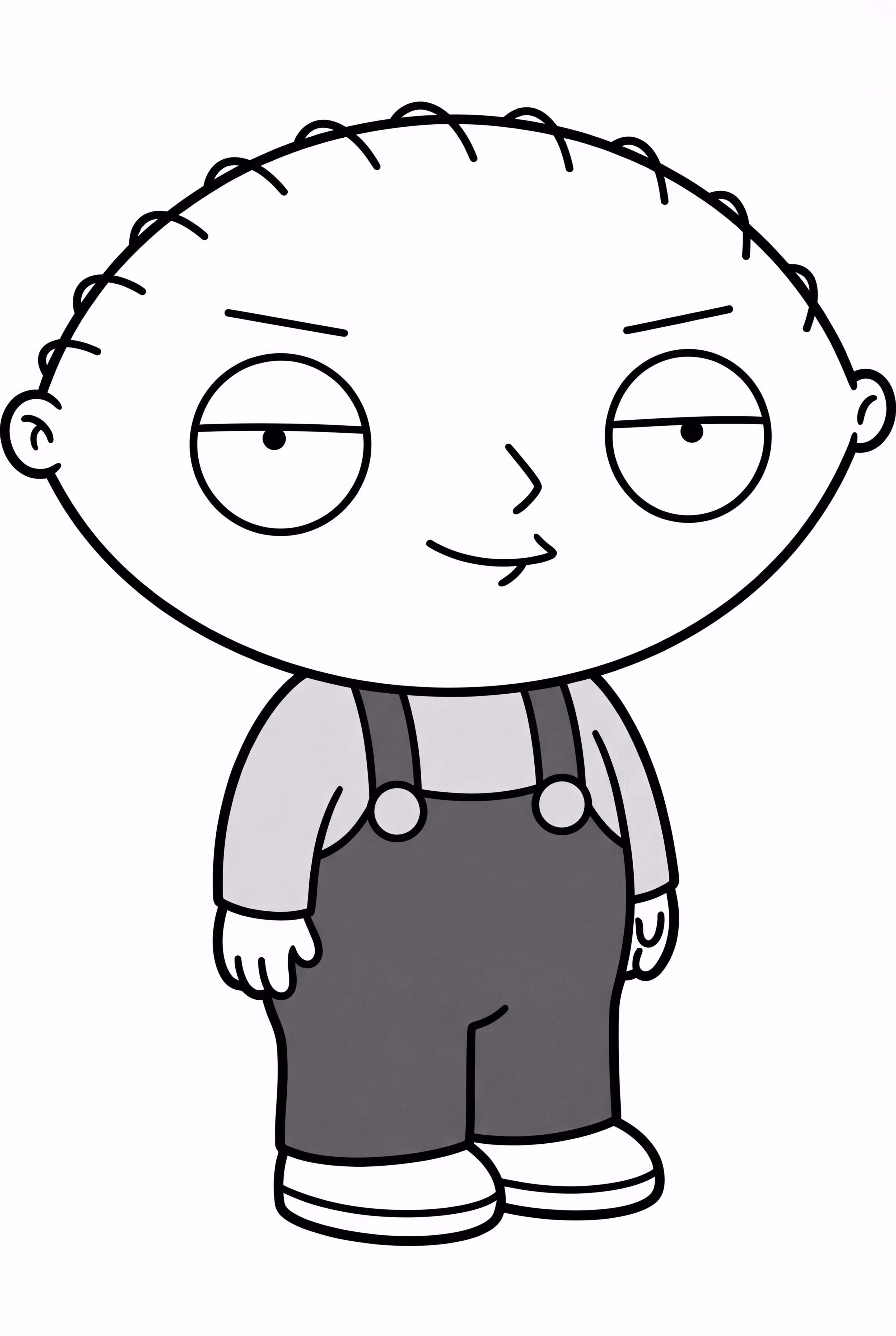 Family Guy Stewie Griffin Portrait Simple