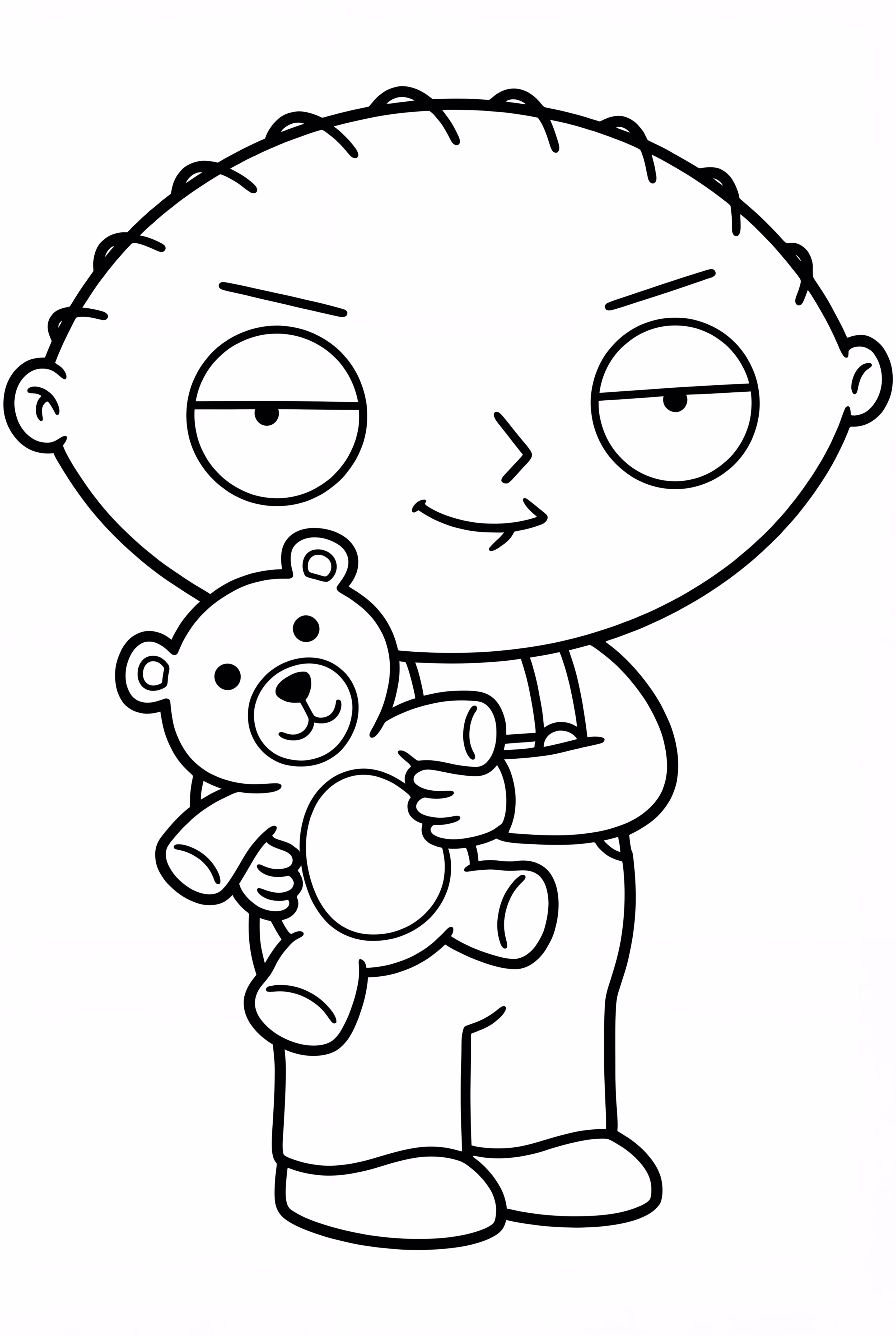 Family Guy Stewie Griffin with his Teddy Bear