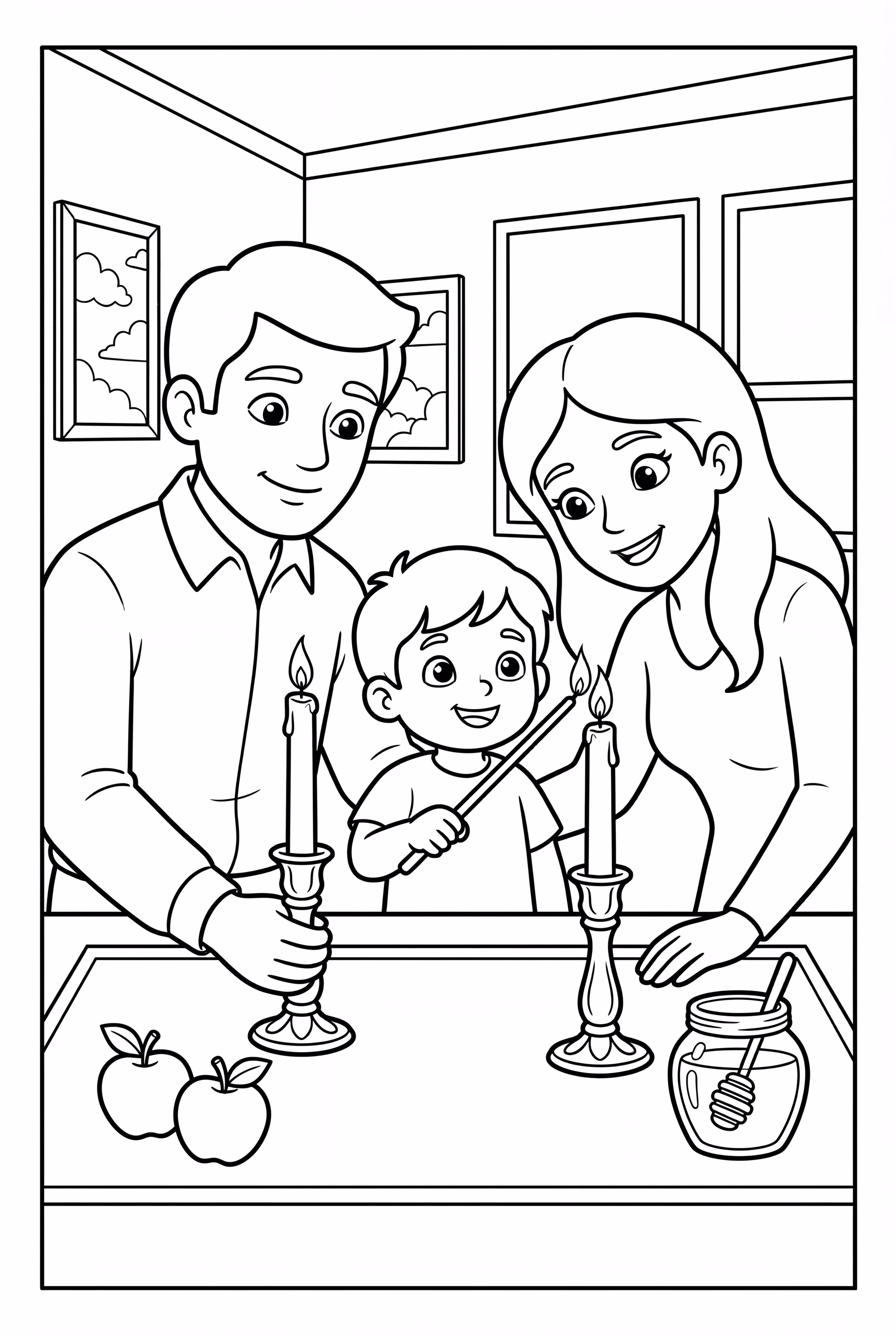 Acendimento Familiar de Velas para Rosh Hashaná