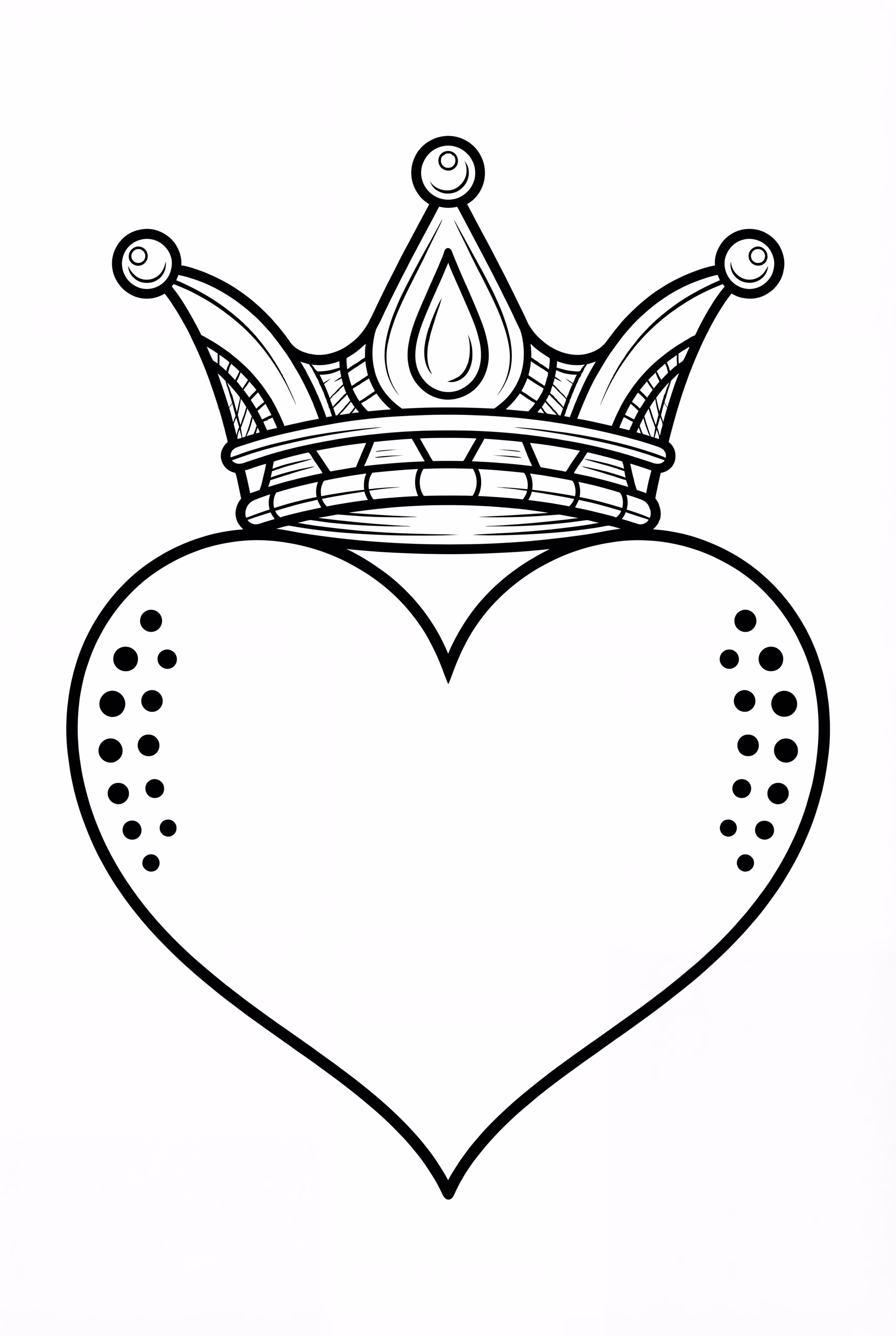 Fancy Heart With Kingdom Crown