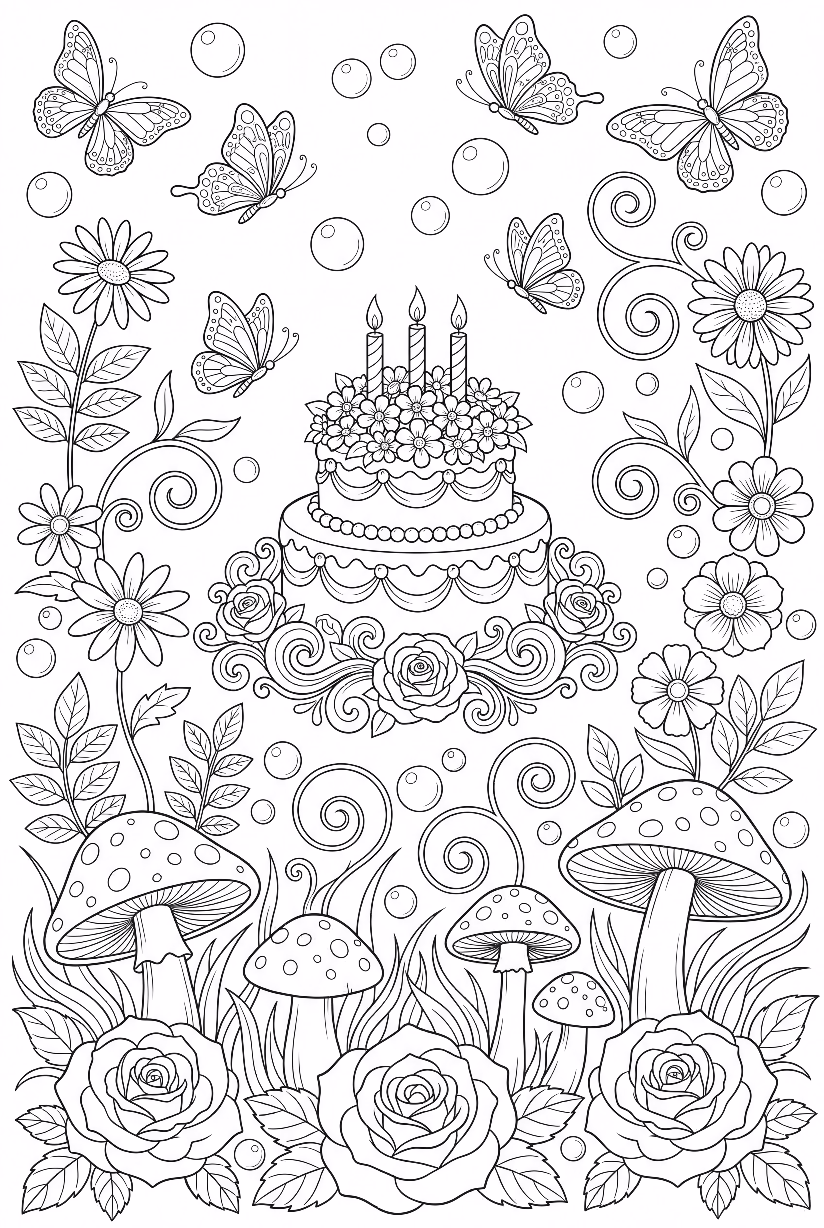 Fantasy Flower Cake Garden-2