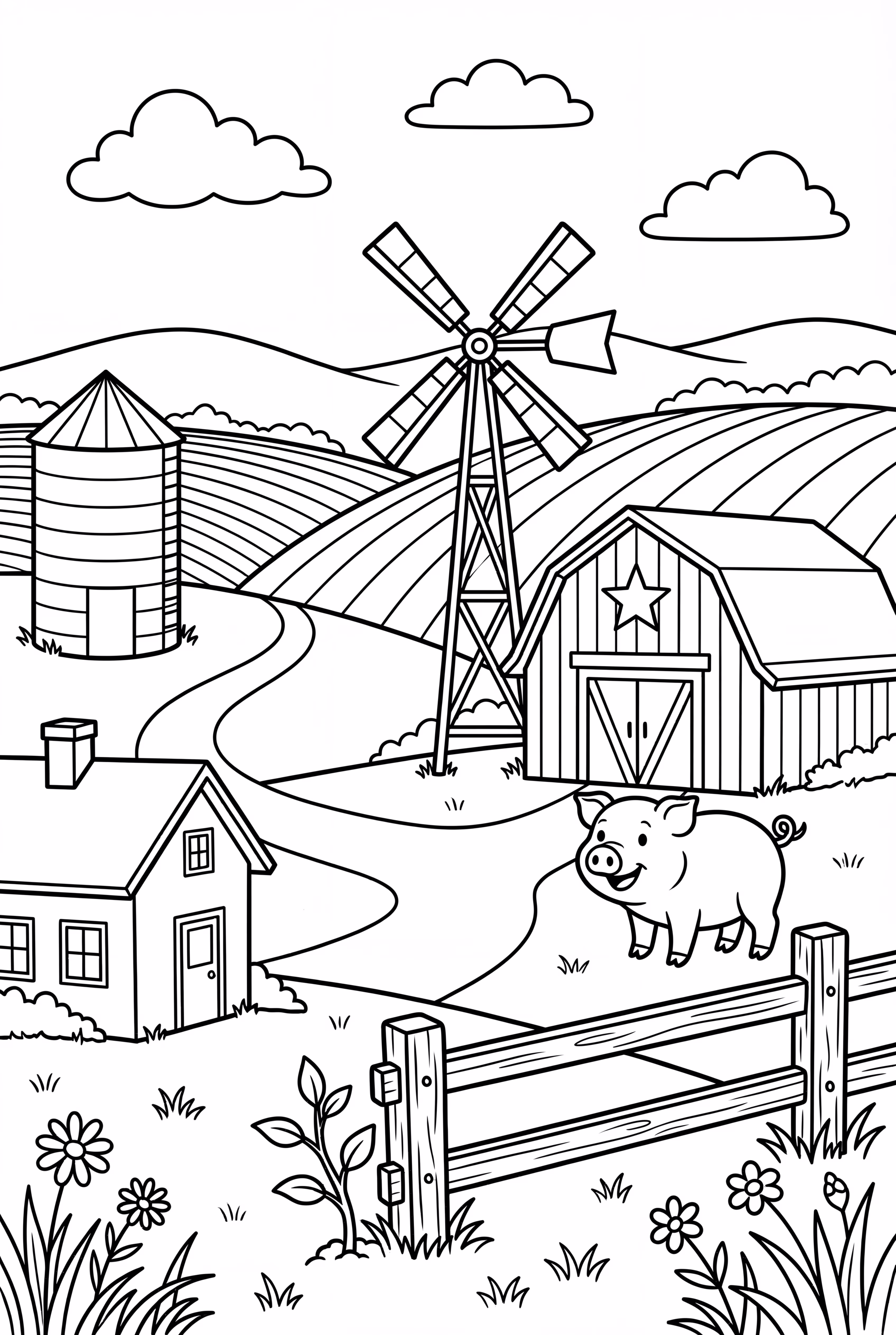 Farm-Erkundung mit Freunden