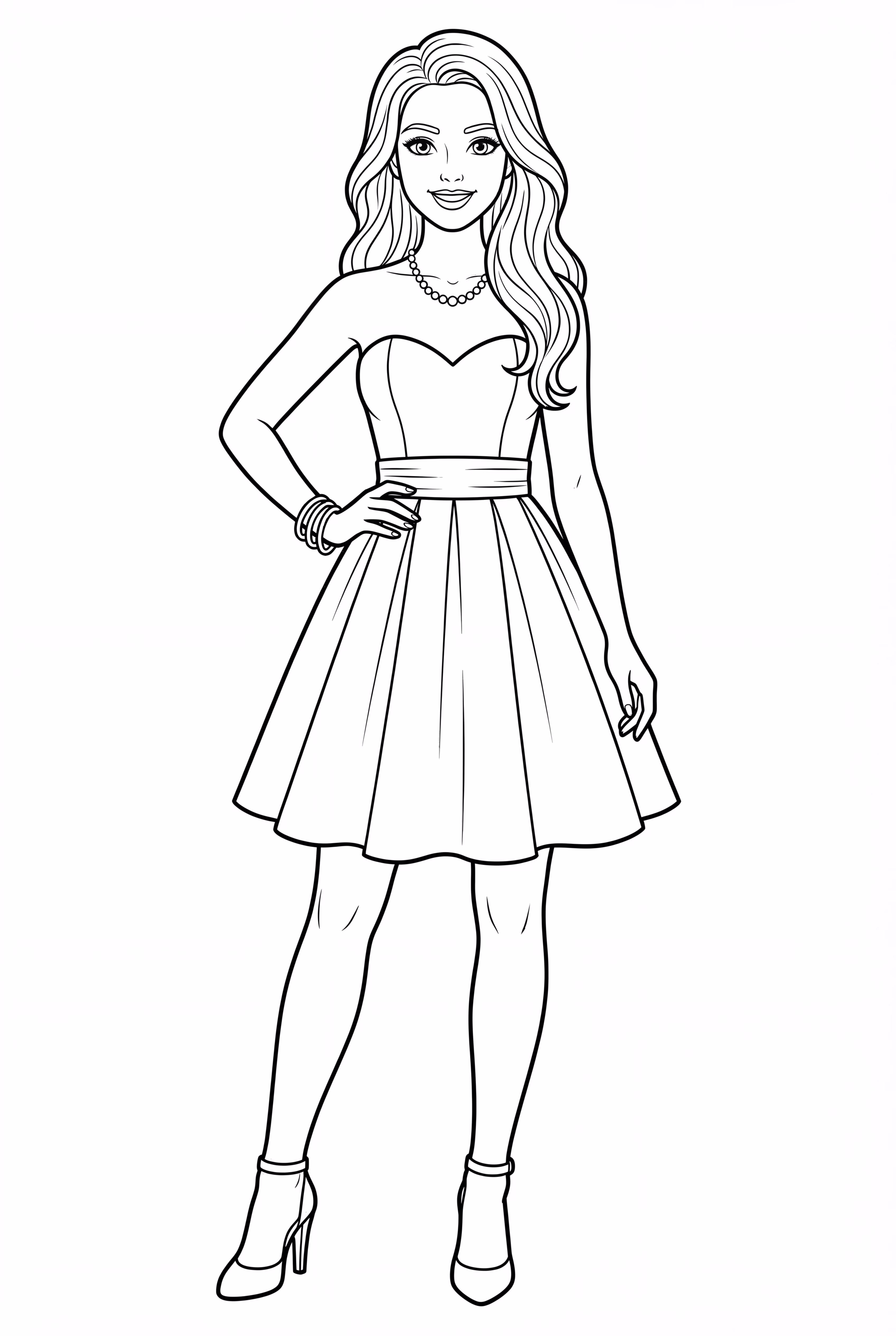 Fashionable Barbie dress