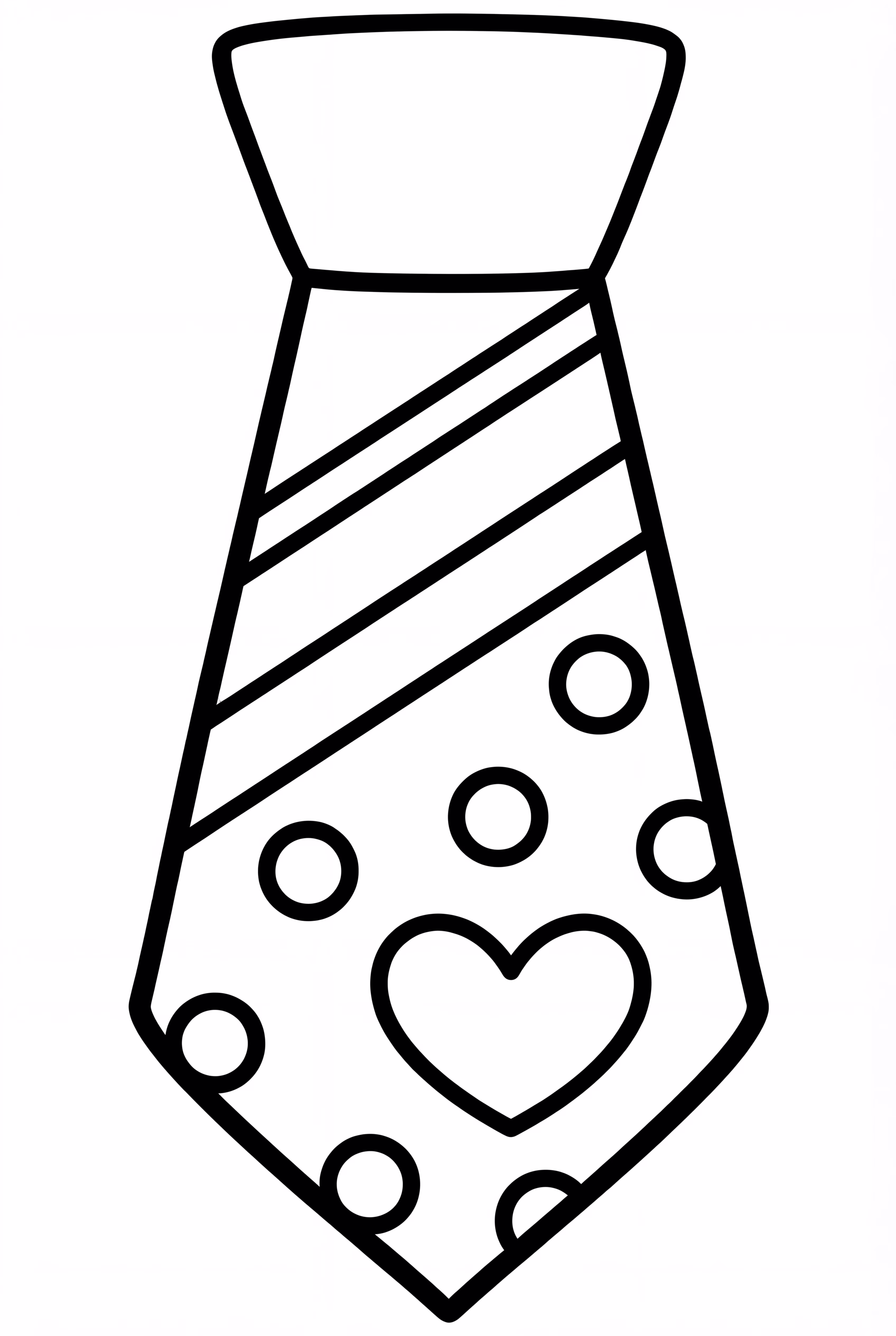 父の日のクラシックなネクタイデザイン