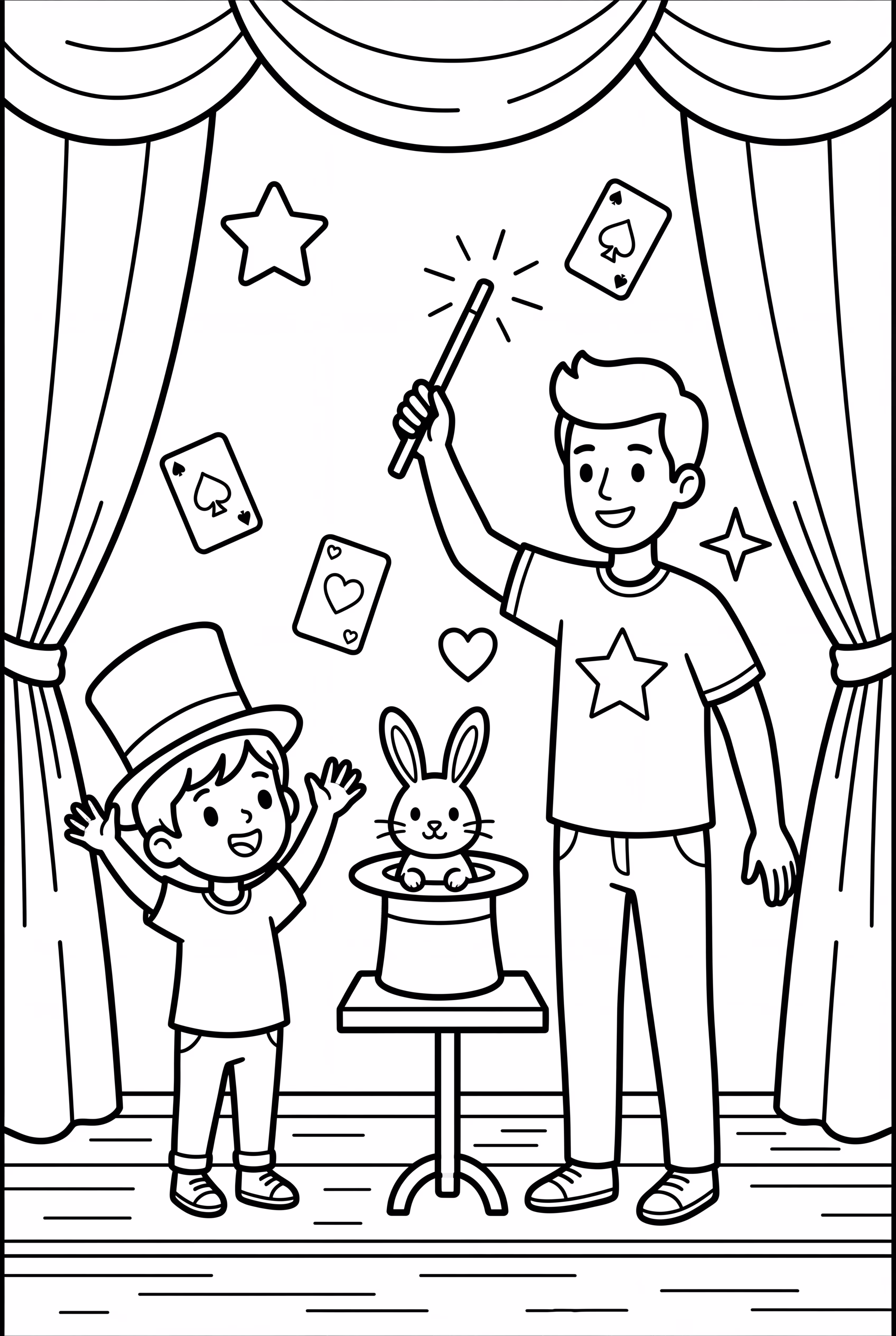 Vatertags-Zaubertrick-Moment