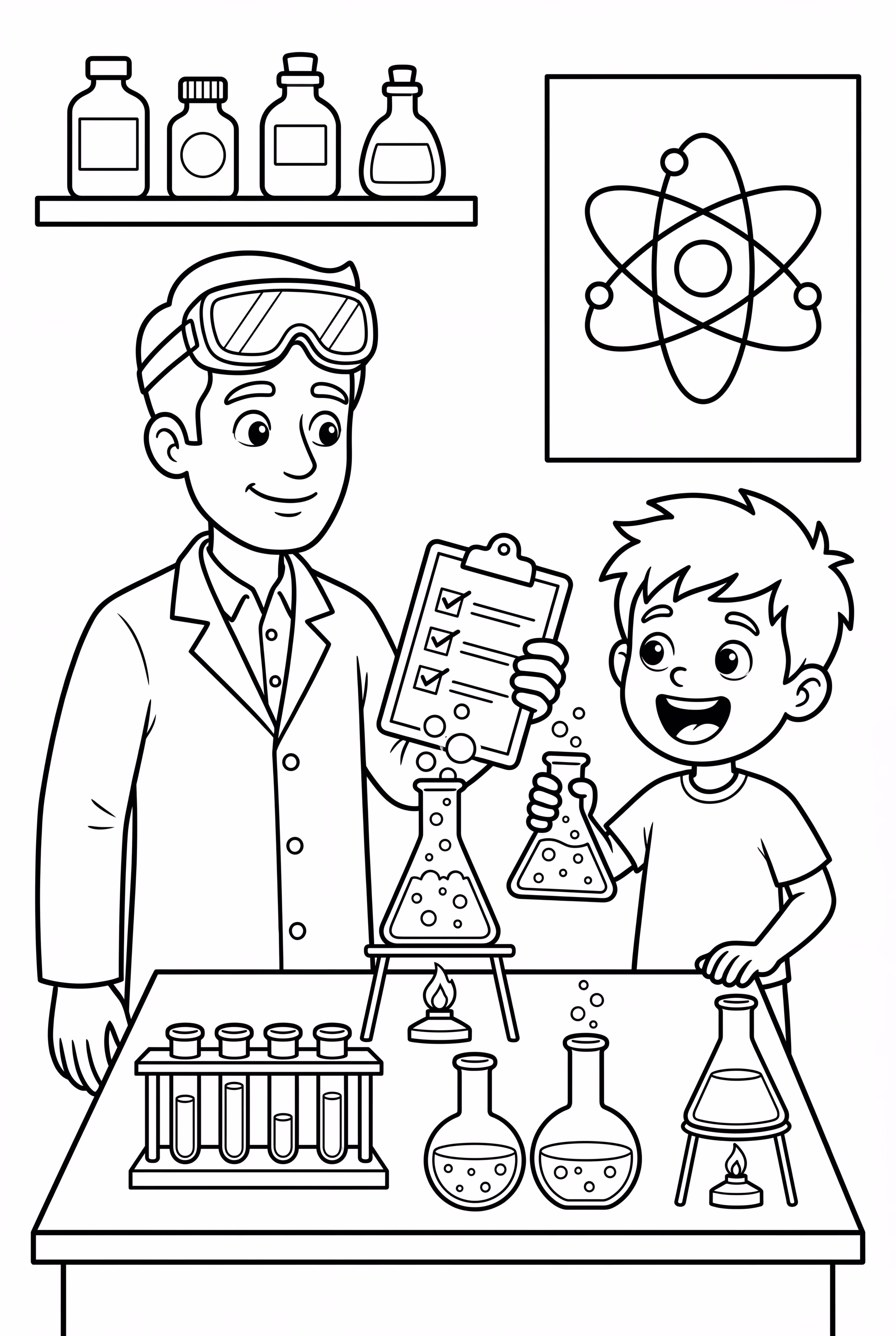 Father's Day Science Lab Experiment