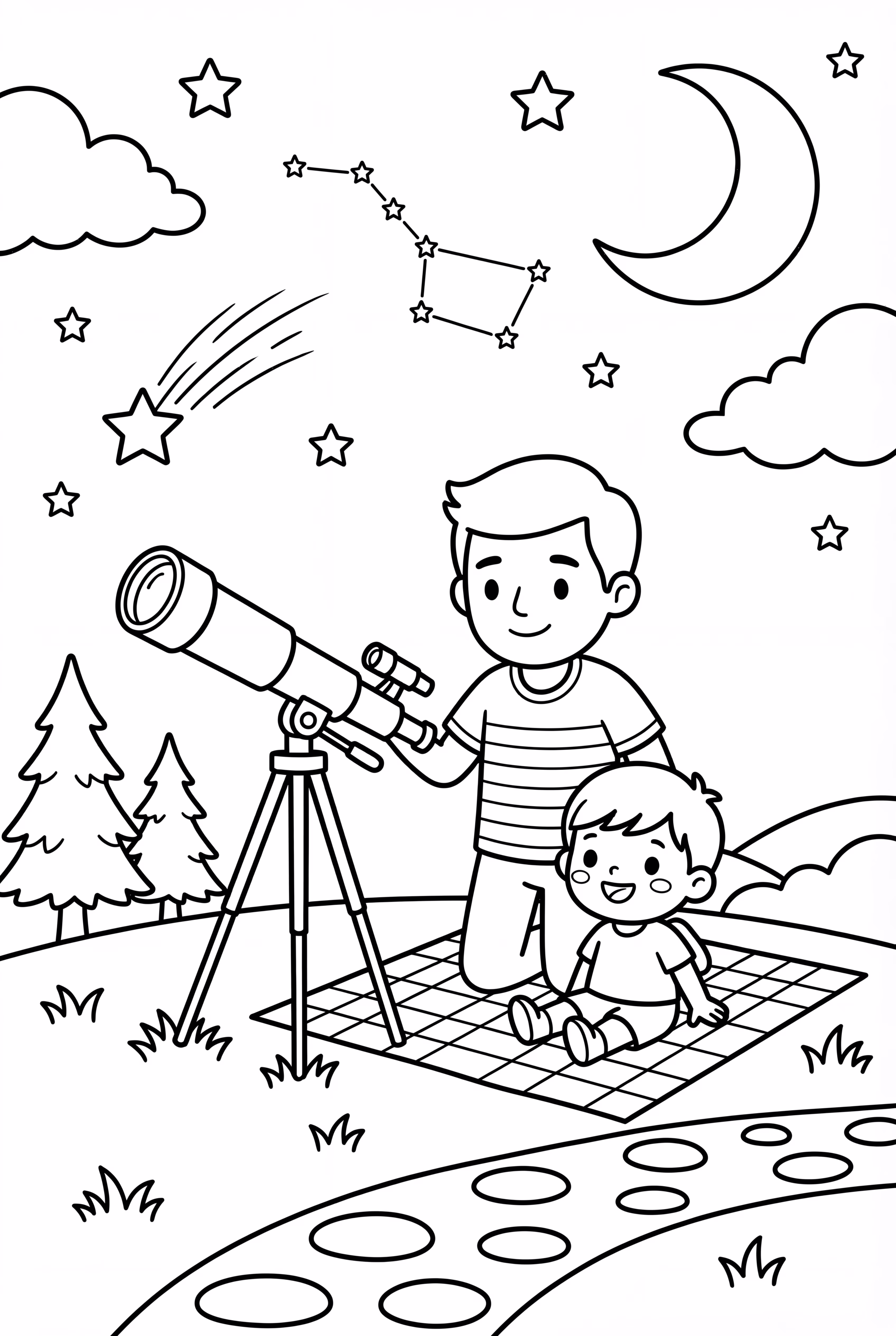 Father's Day Telescope Stargazing