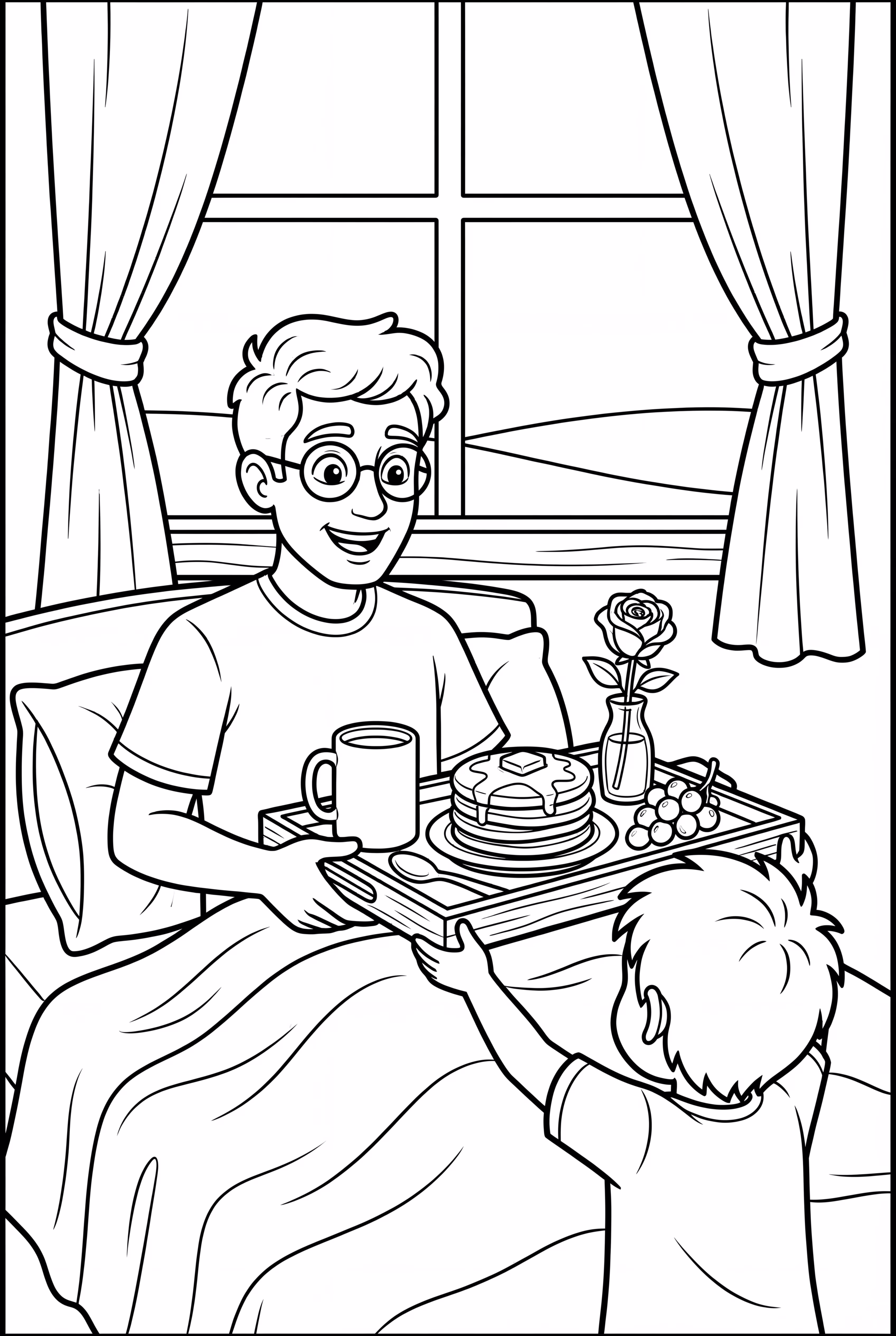 Fathers Day Breakfast In Bed