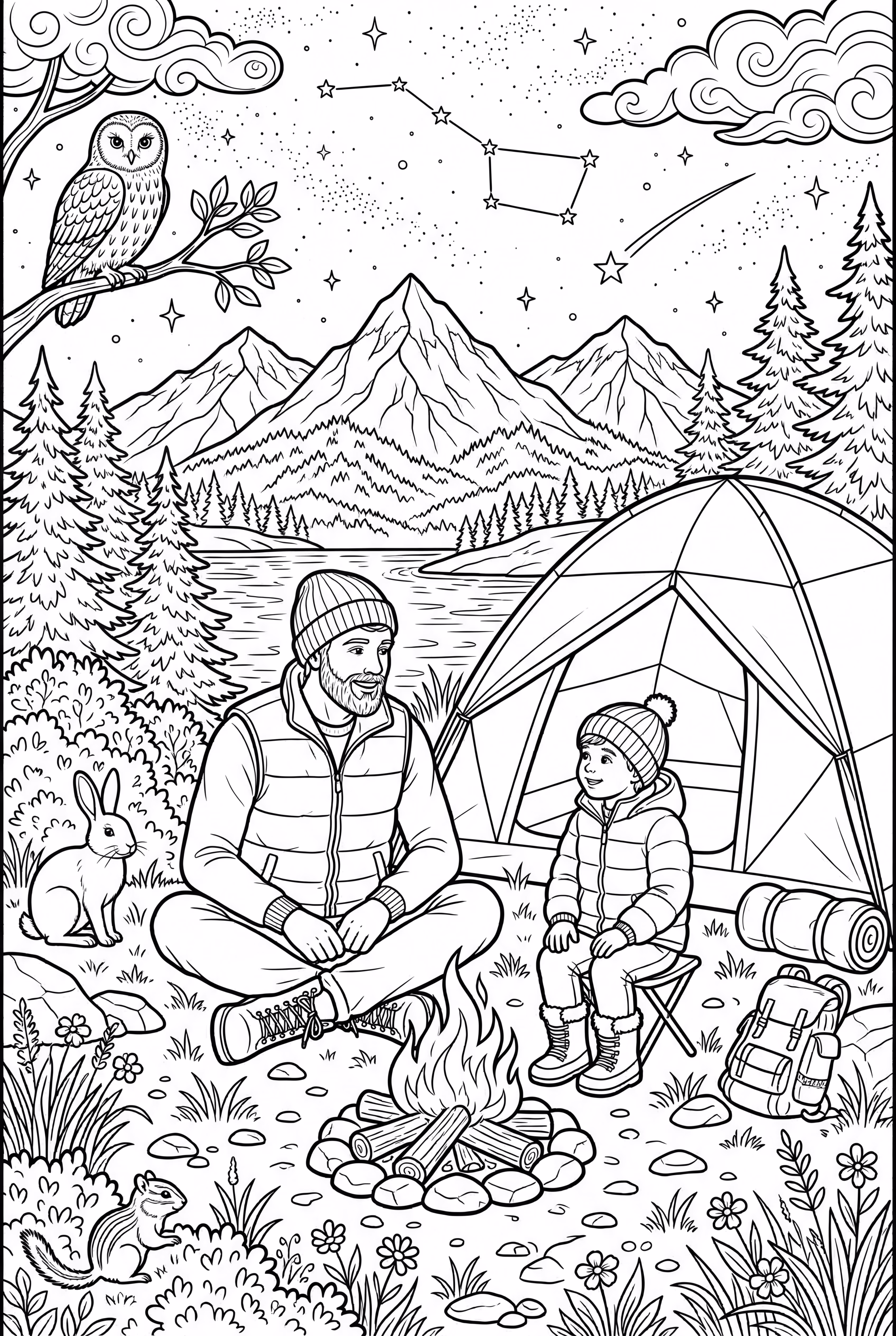 父亲节星空露营