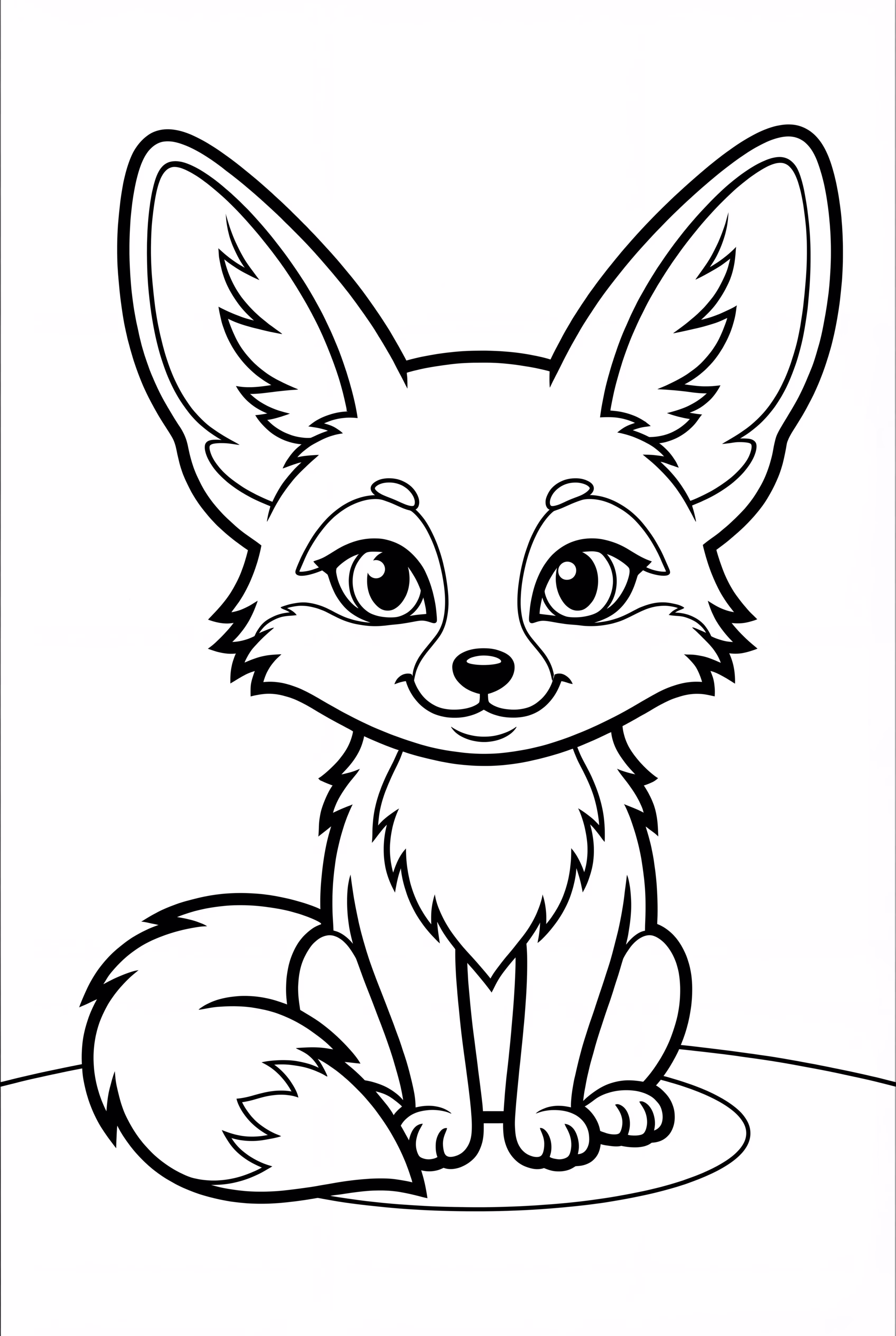 사막여우 클로즈업