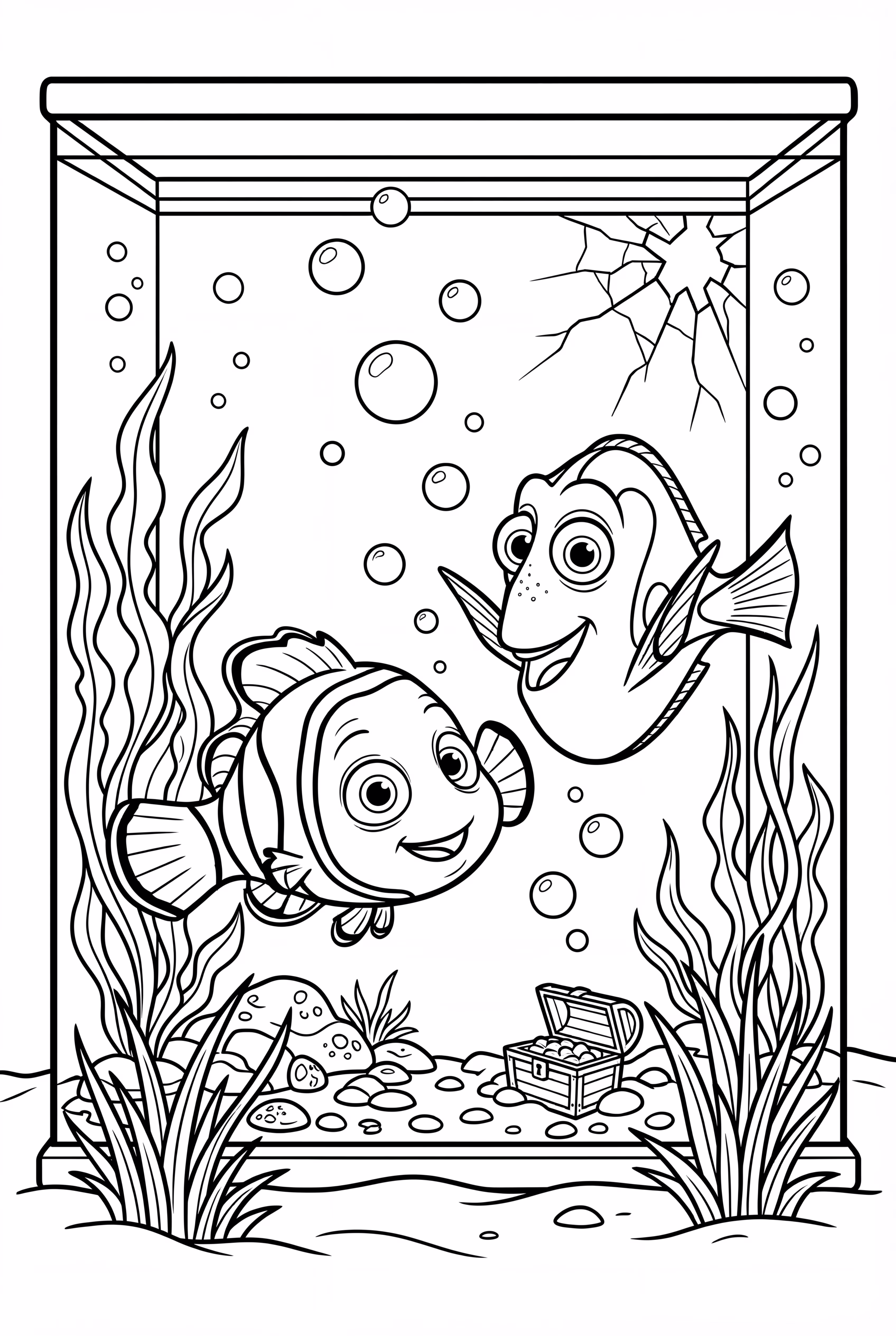 Finding Nemo And Friends Escaping The Fish Tank