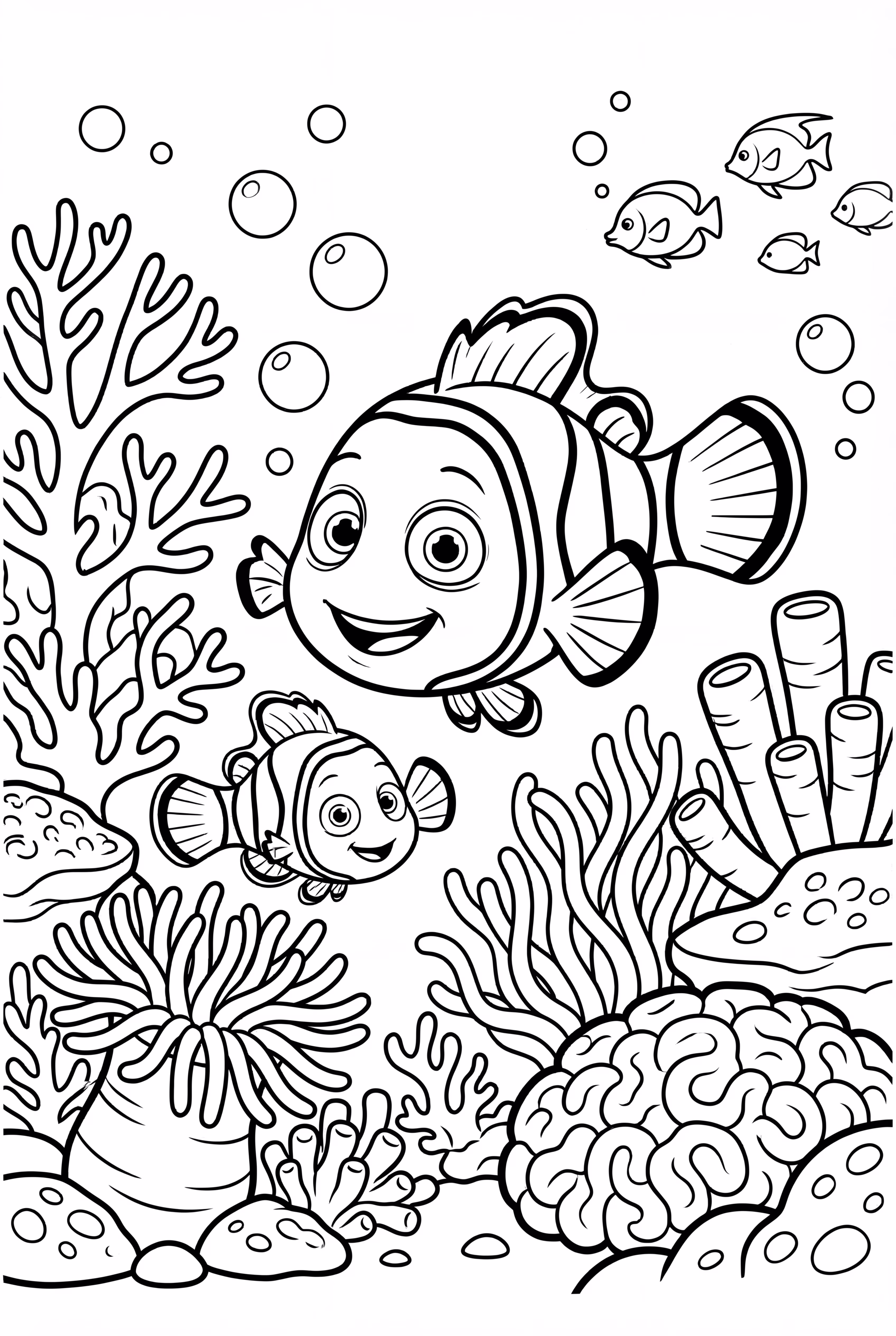 Finding Nemo And Marlin Exploring The Coral Reef