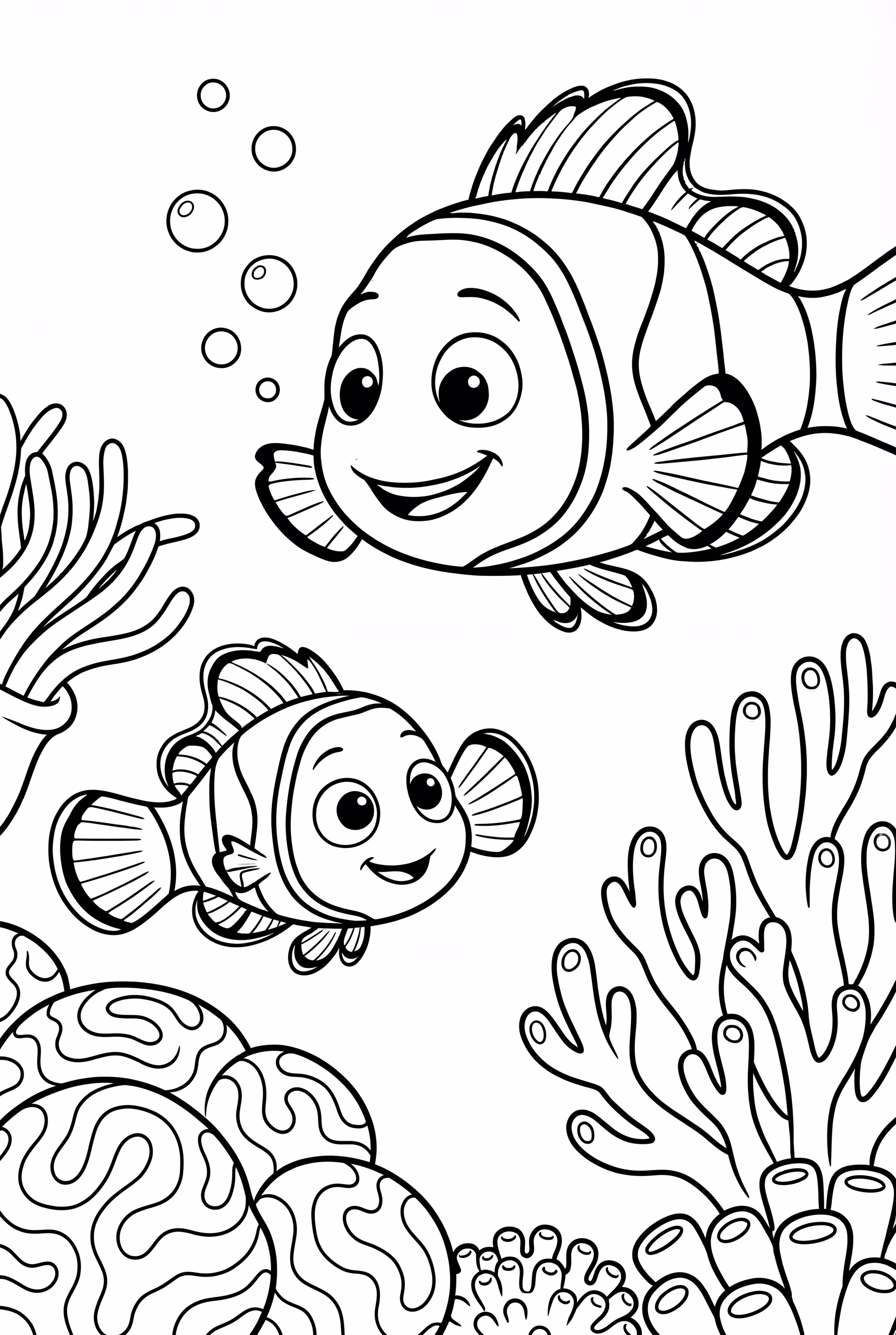 Finding Nemo And Marlin Exploring The Coral Reef