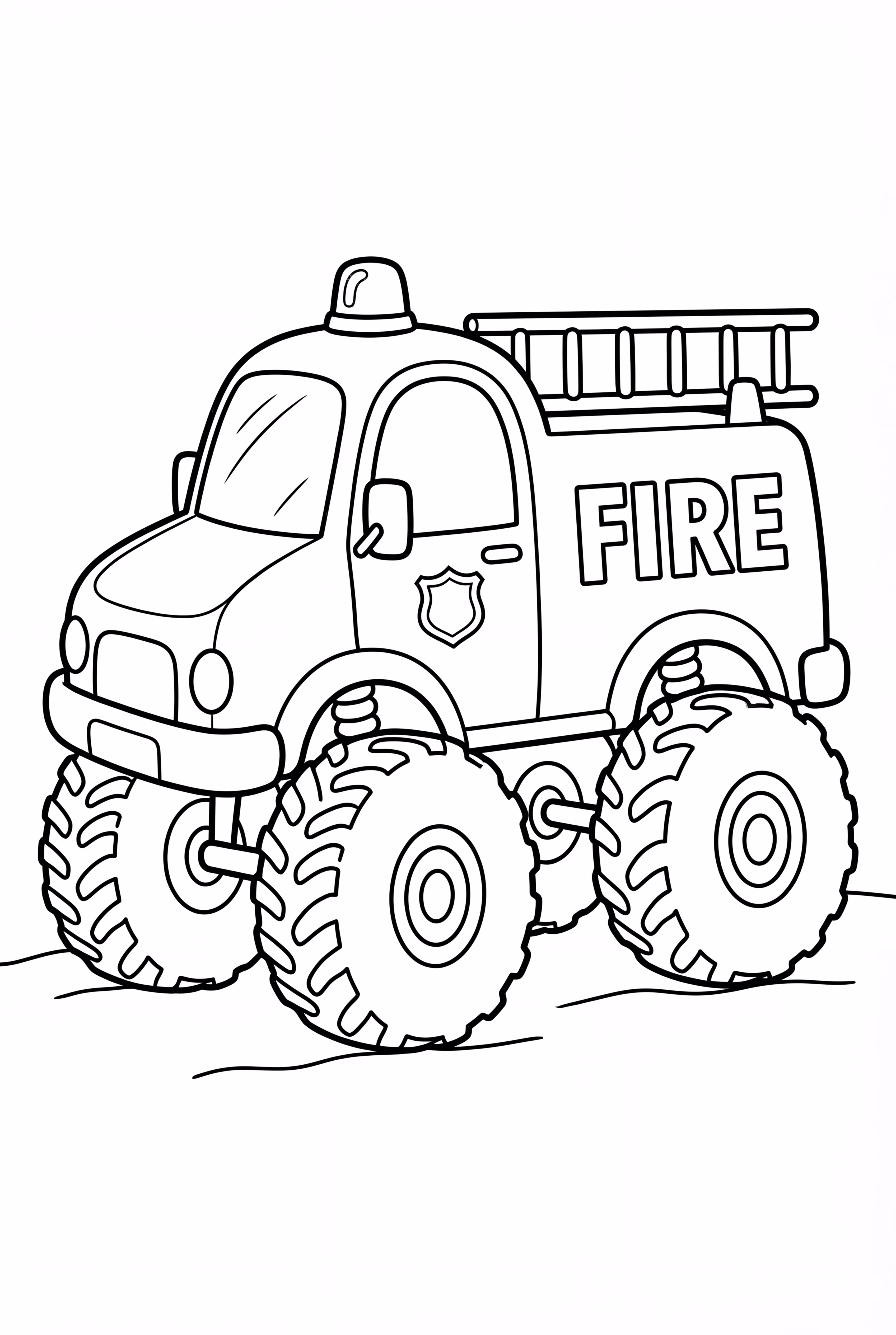 Fire Fighter Monster Truck
