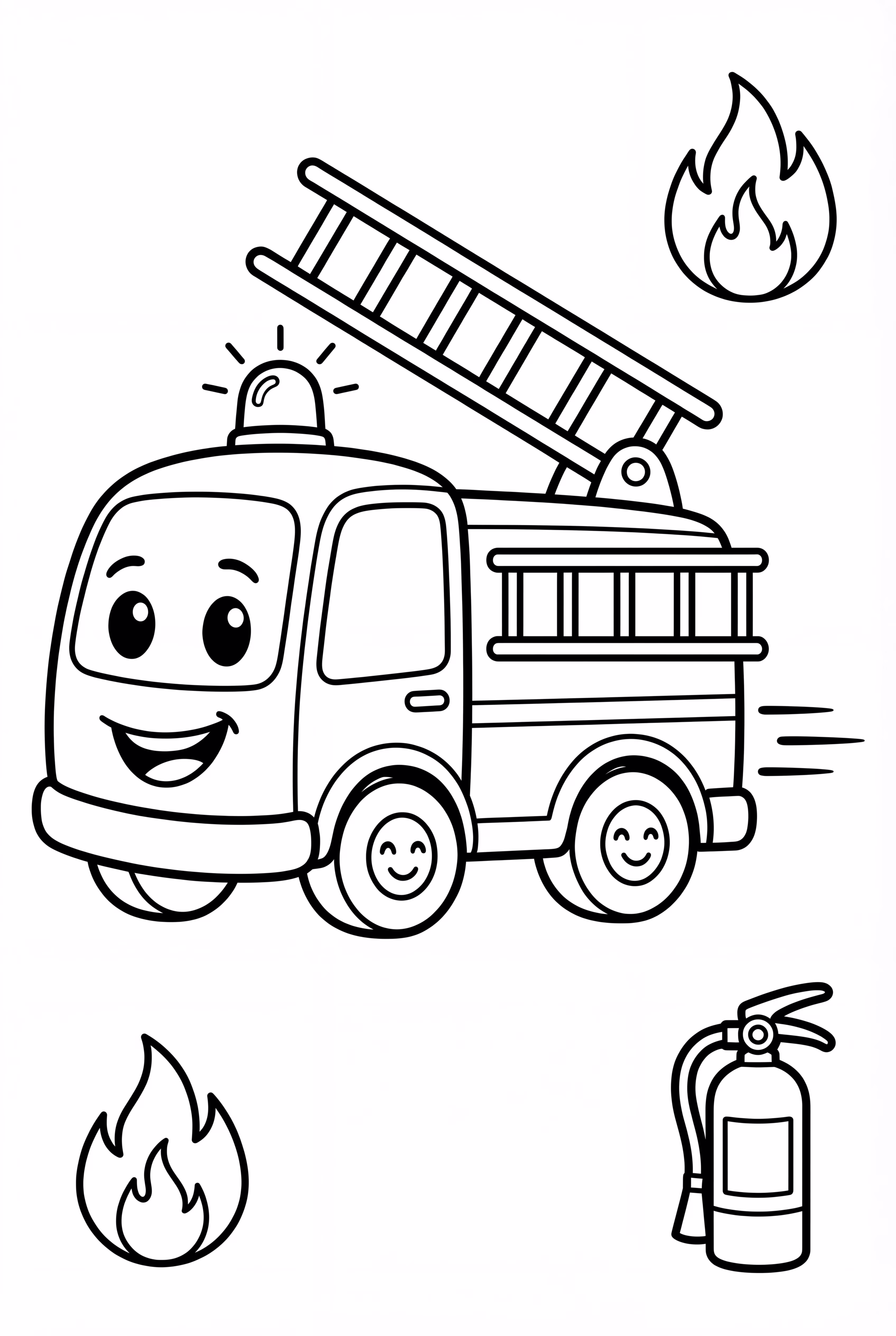 Fire Safety Roll Around Action