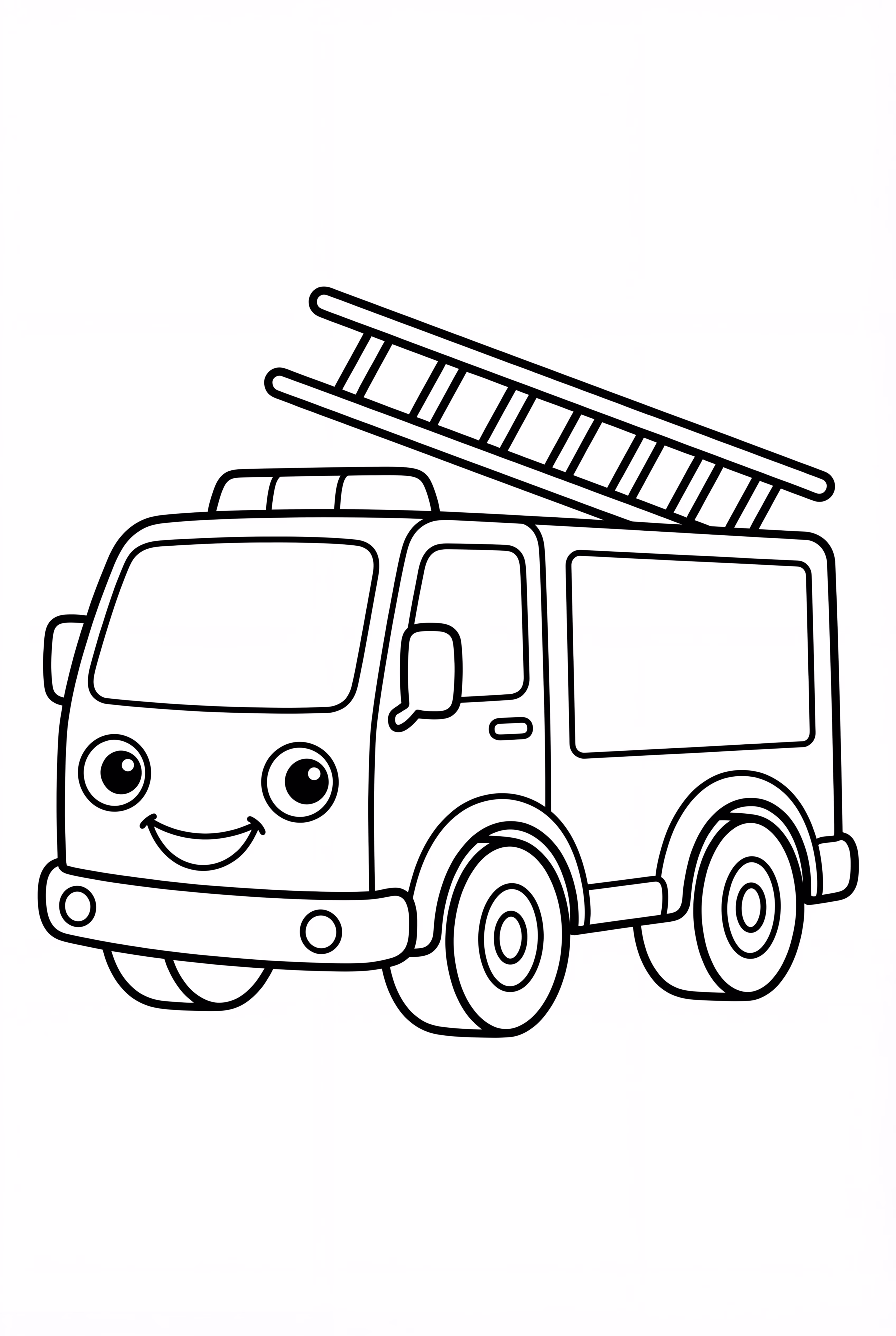 Caminhão de Bombeiros com Design de Brinquedo