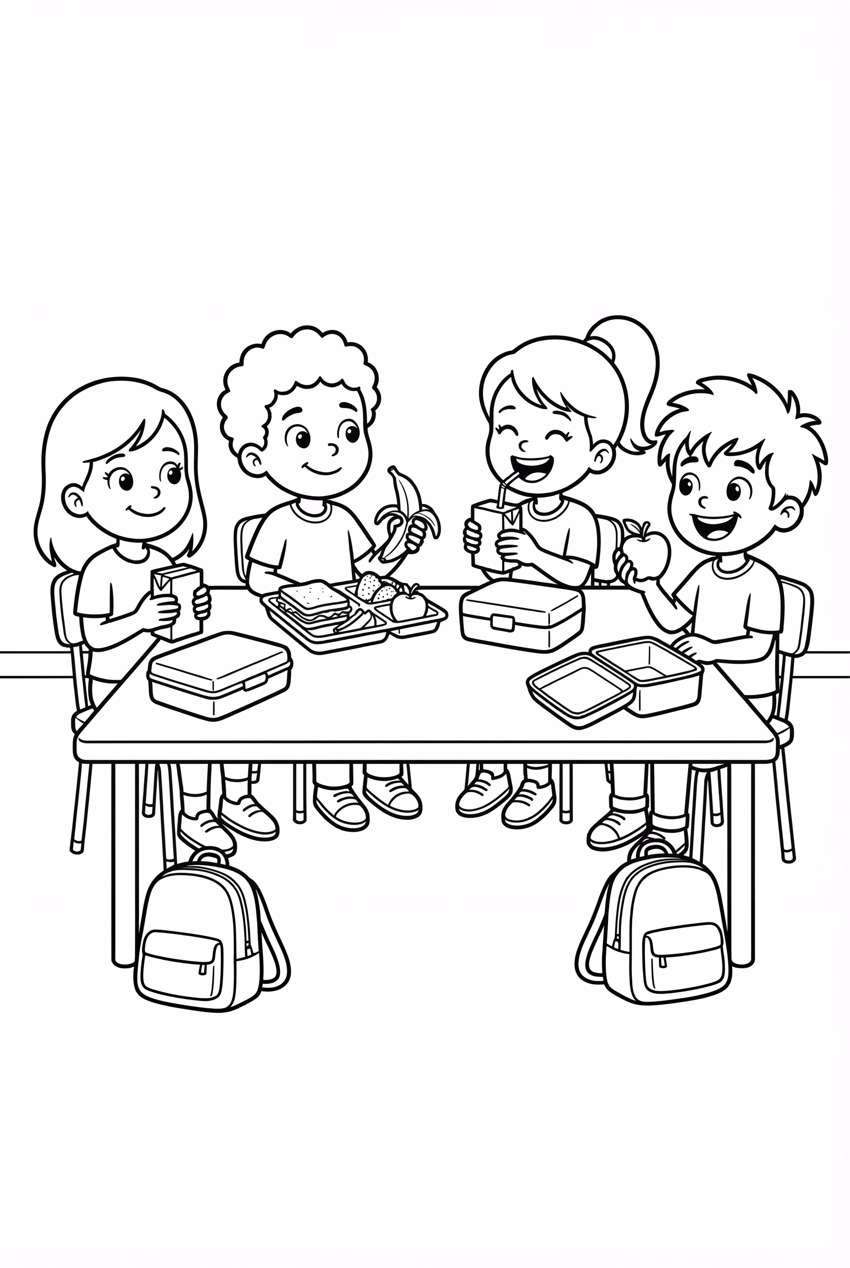 First Day Of School Lunchtime