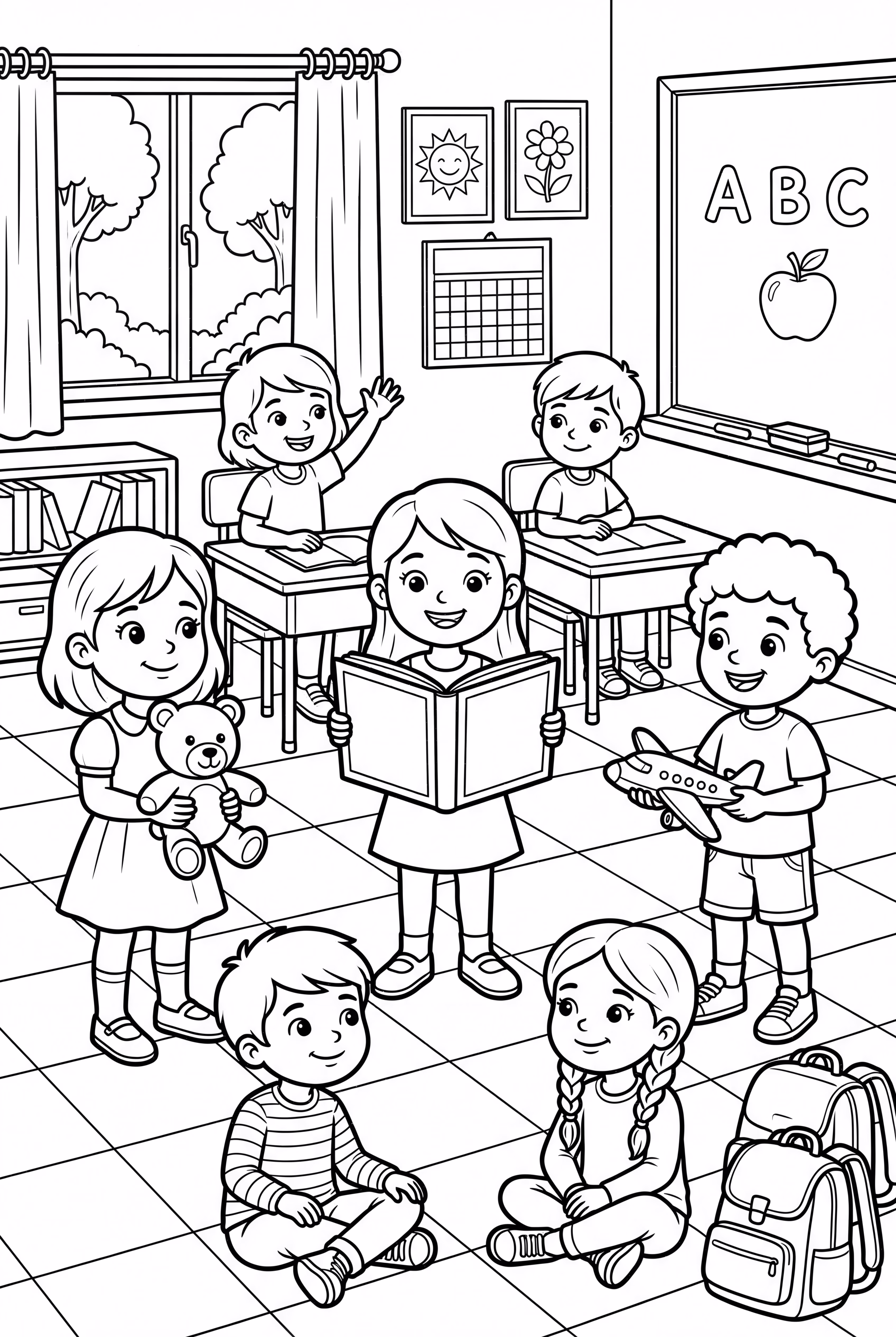 学校の初日 発表会