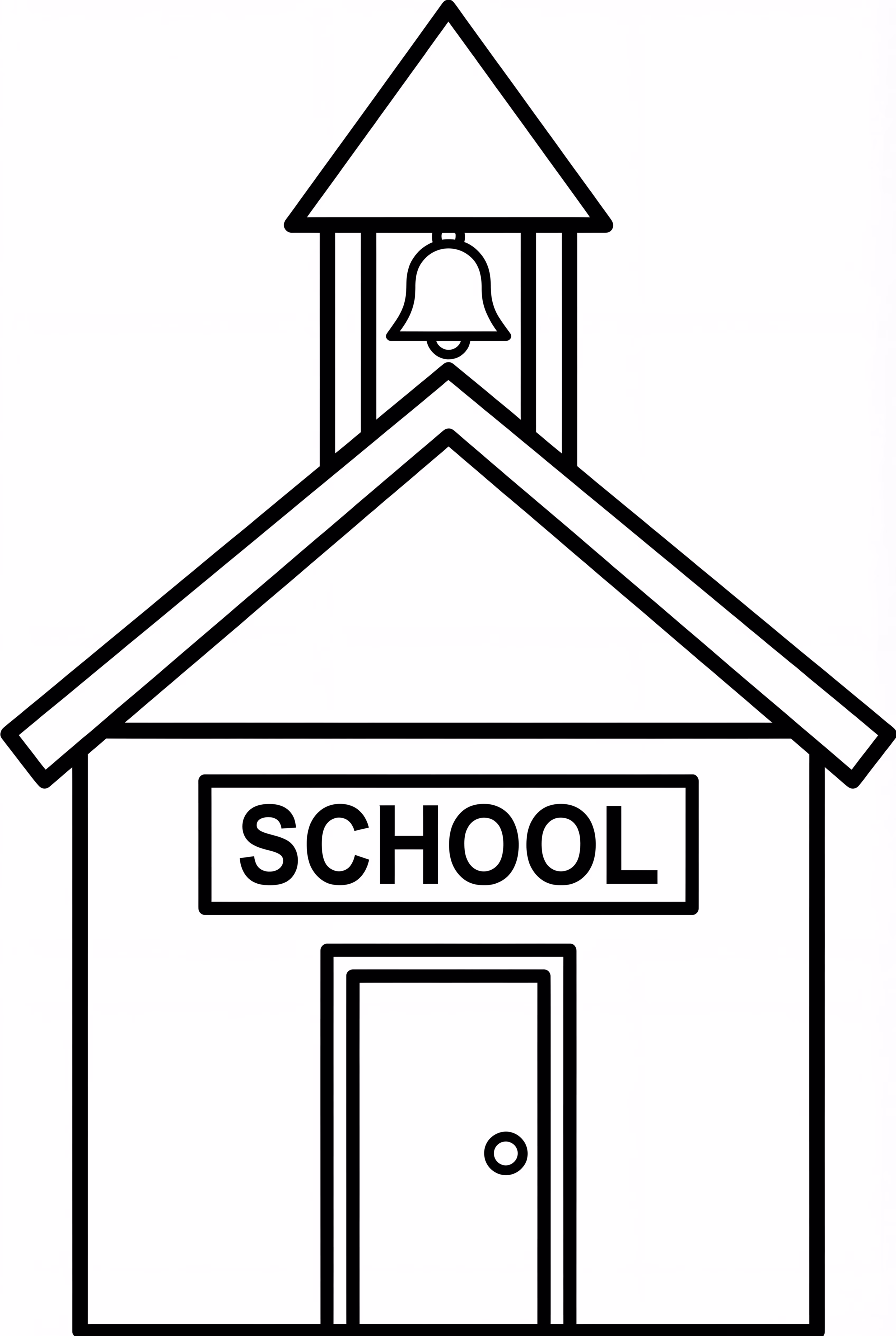 First Day Of School Simple Schoolhouse