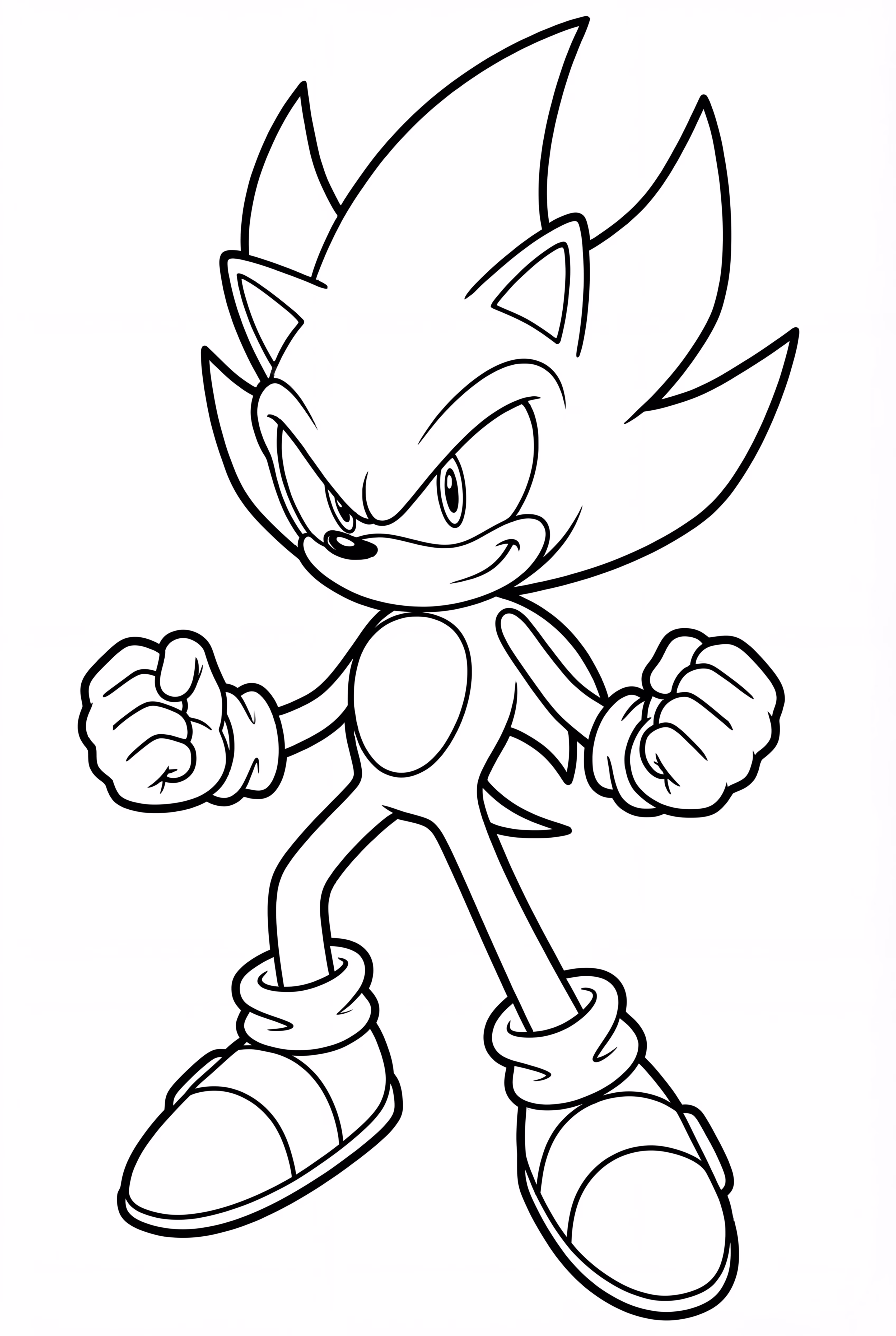 Fleetway Super Sonic With Fiery Hair
