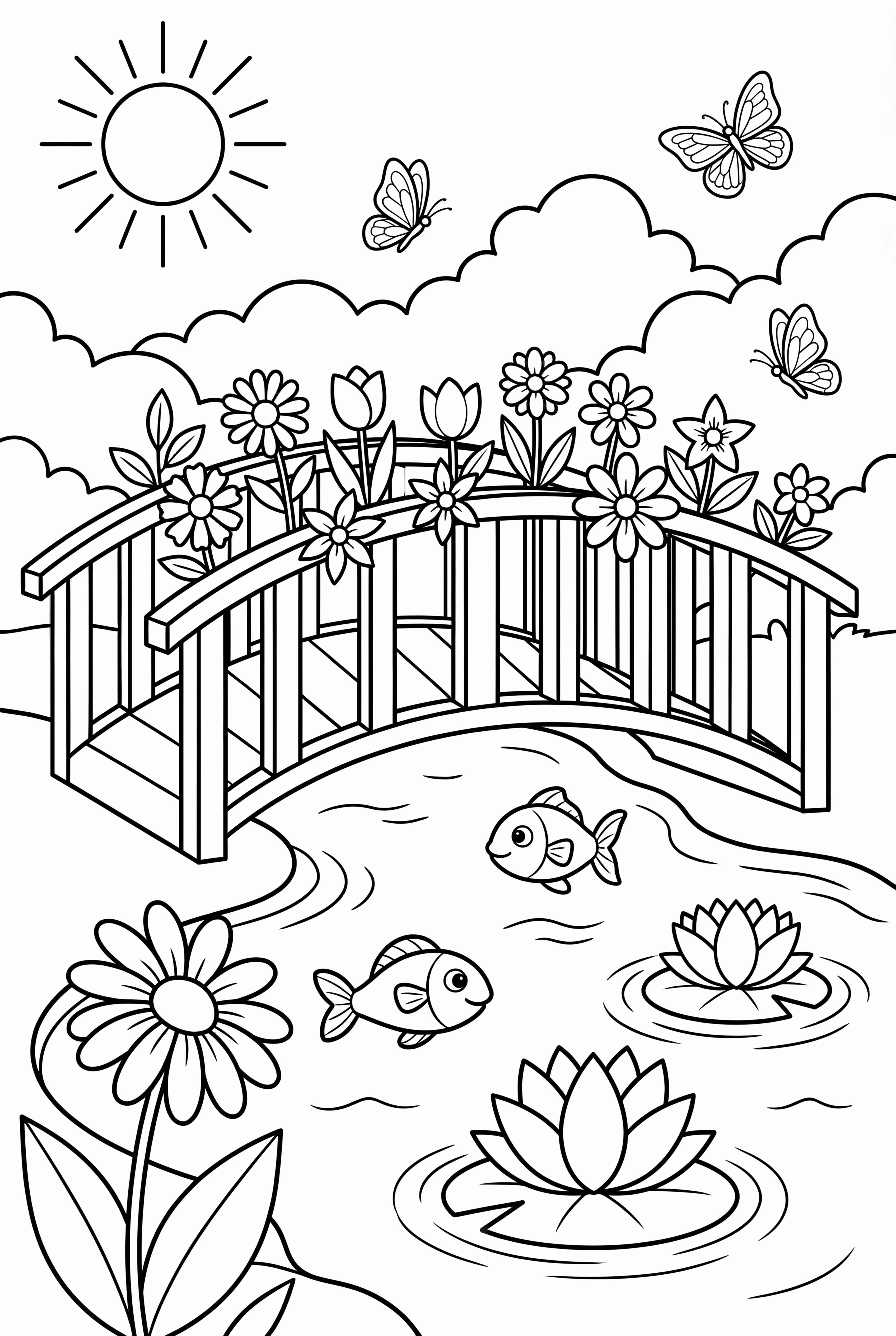 Ponte Florença sobre o Lago Brilhante