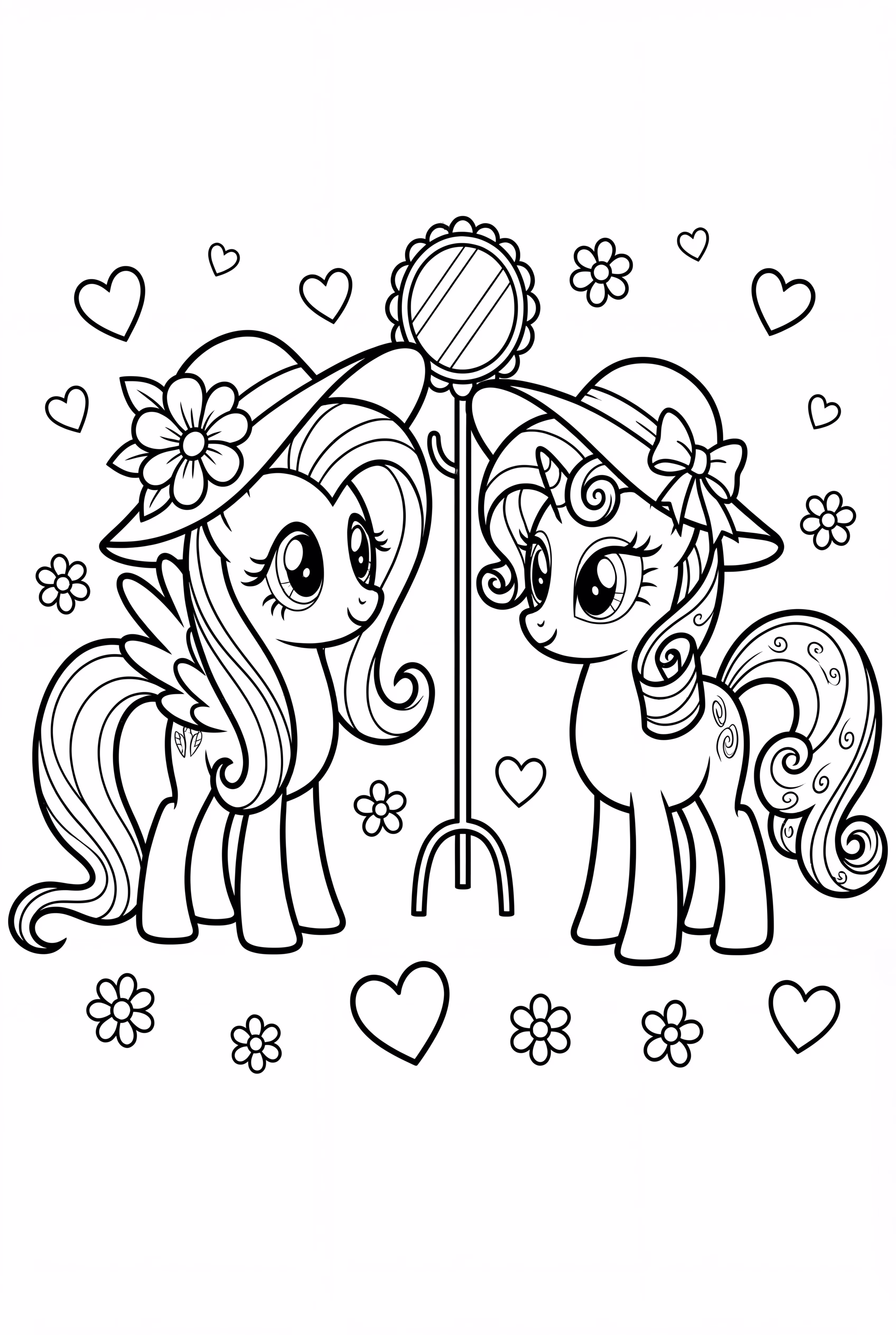 小蝶和瑞瑞试戴帽子