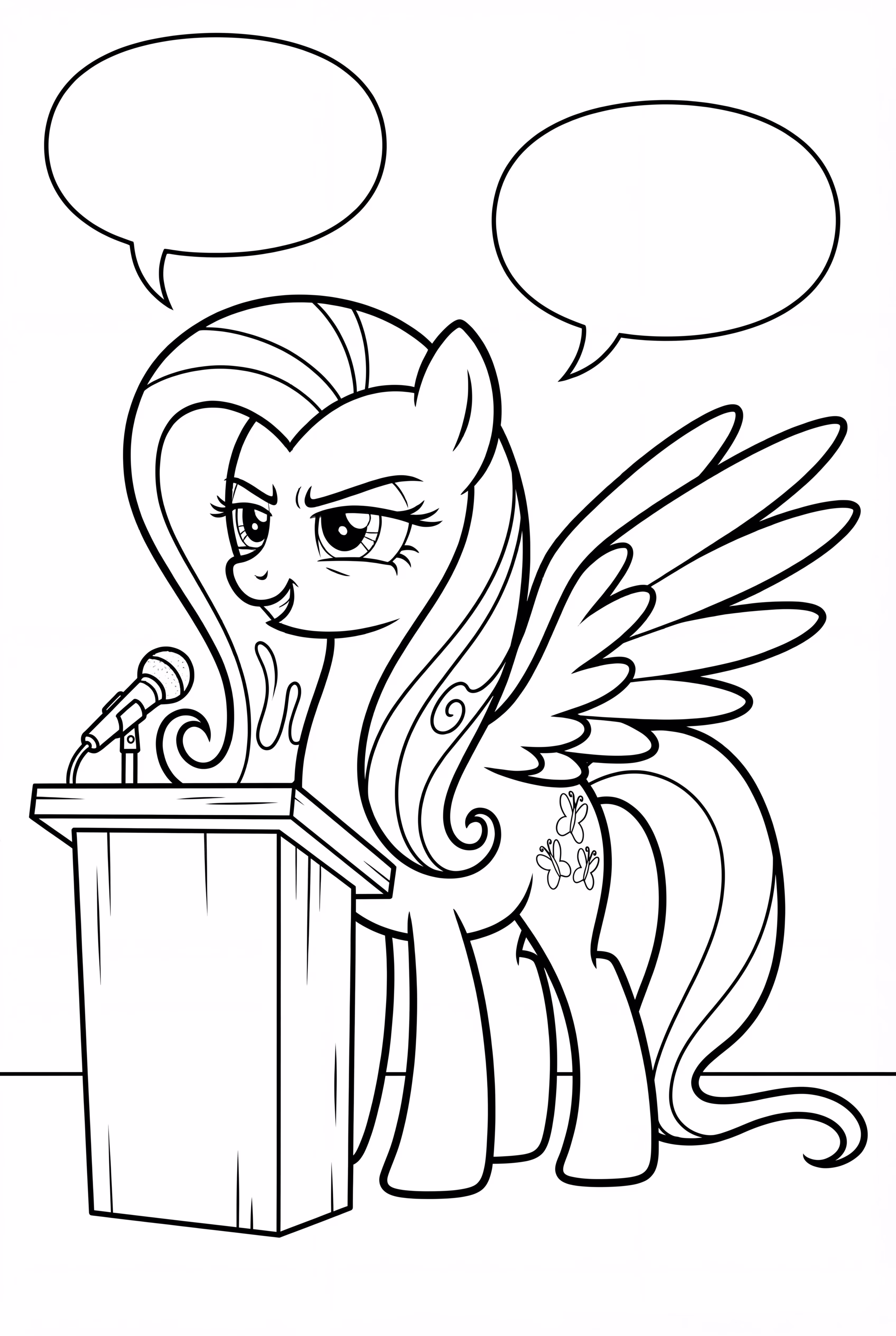 Fluttershy As The Assertive Iron Will Student