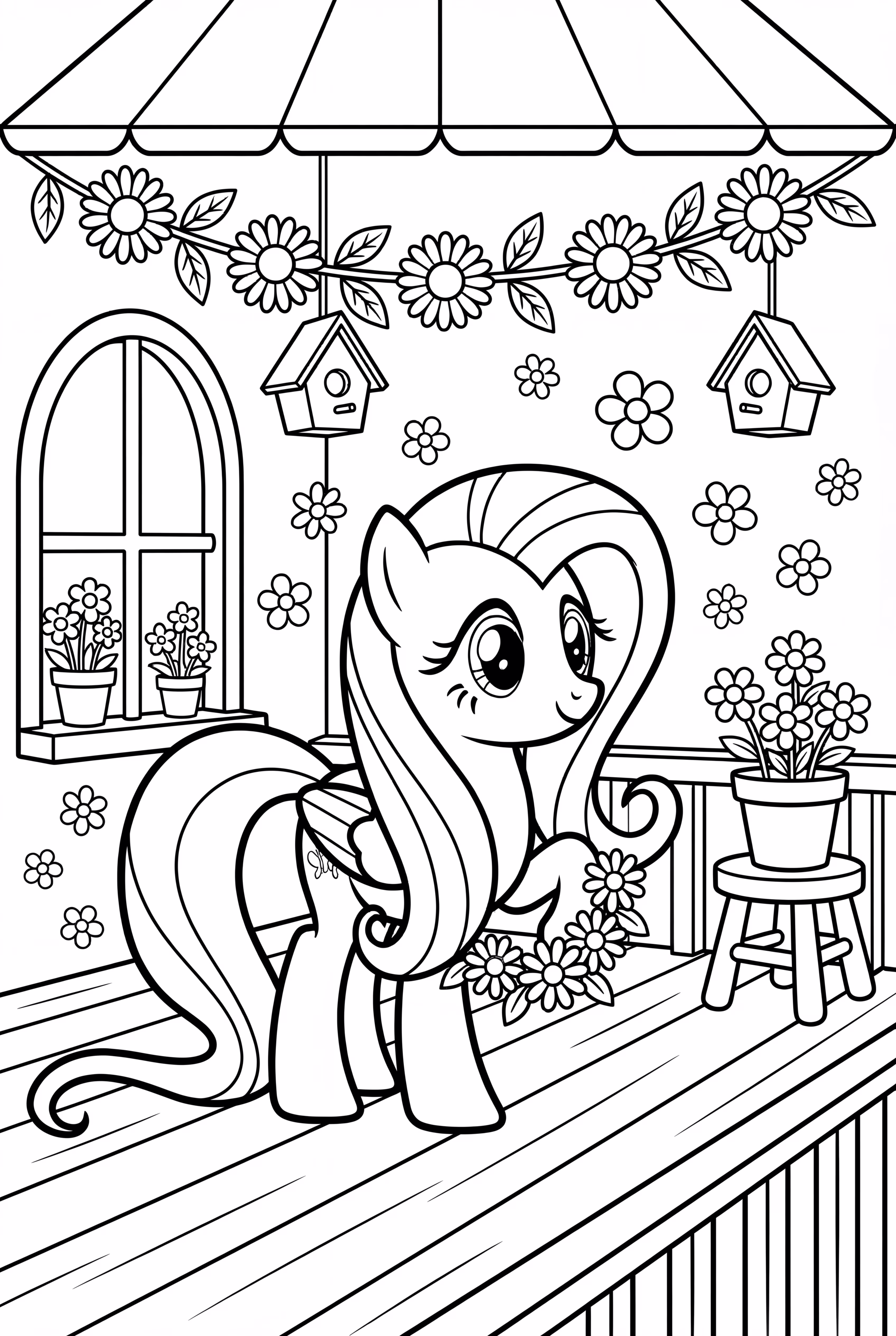 柔柔装饰她的春日小屋