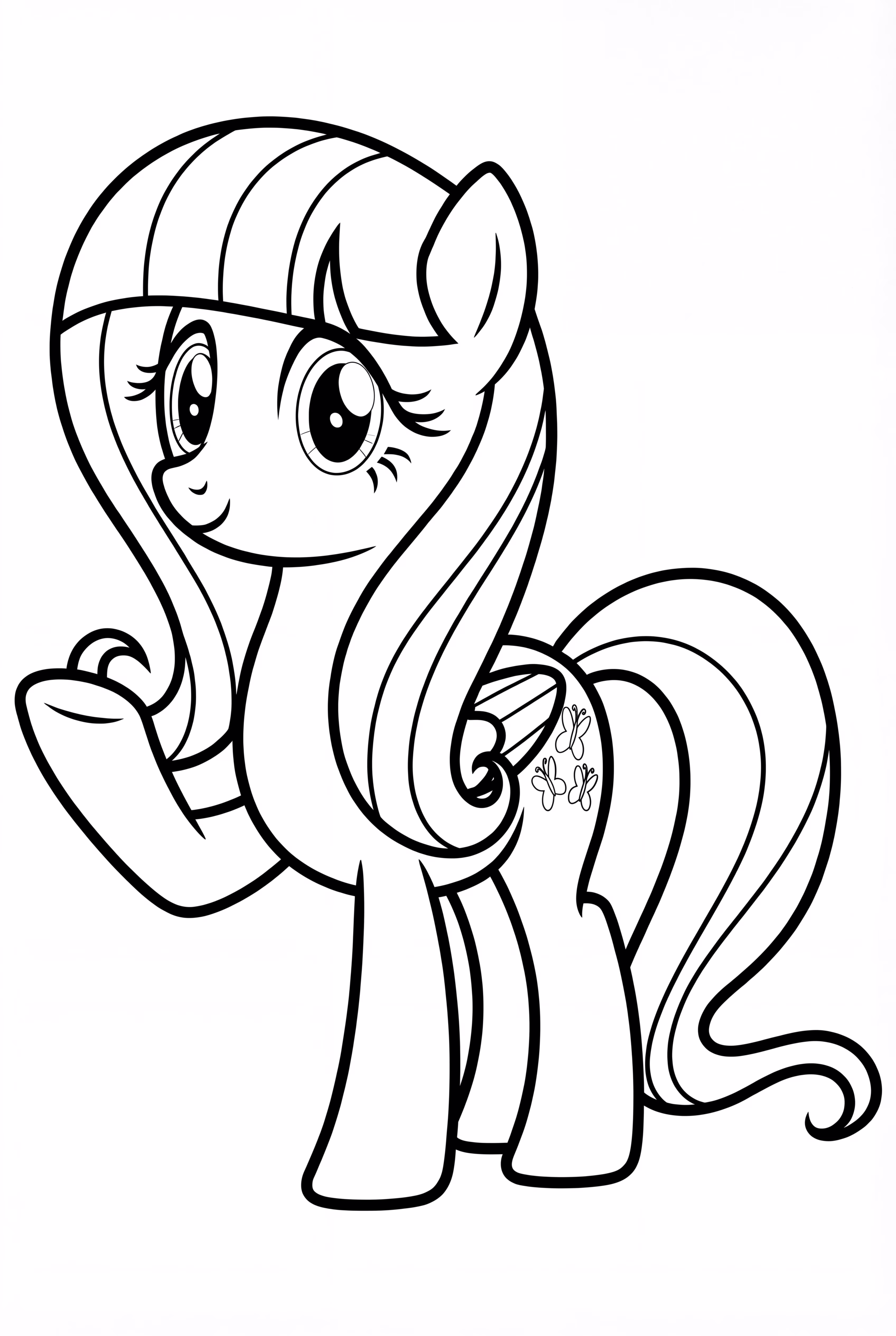 Fluttershy Waving Hello