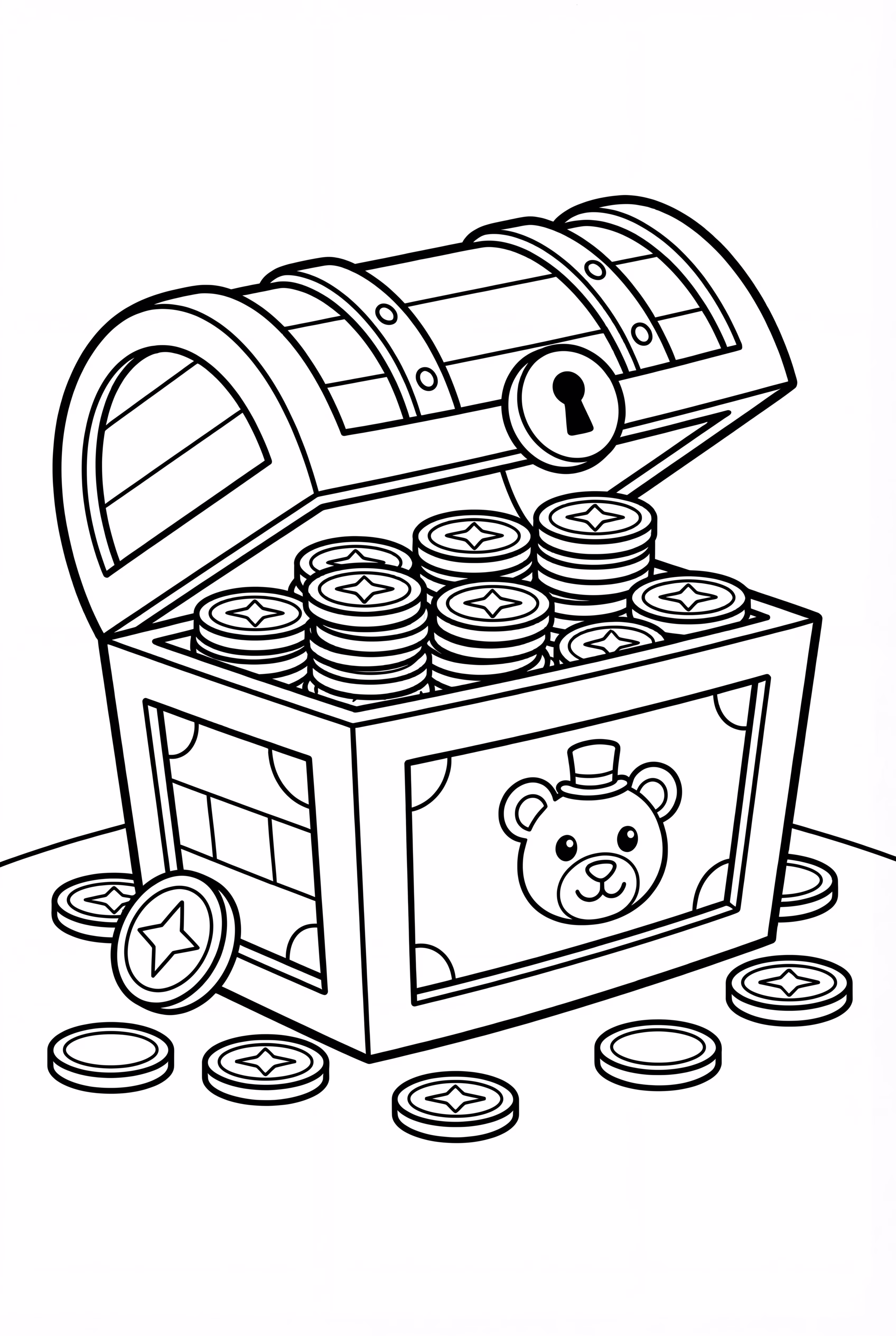 FNAF Treasure Chest With Coins