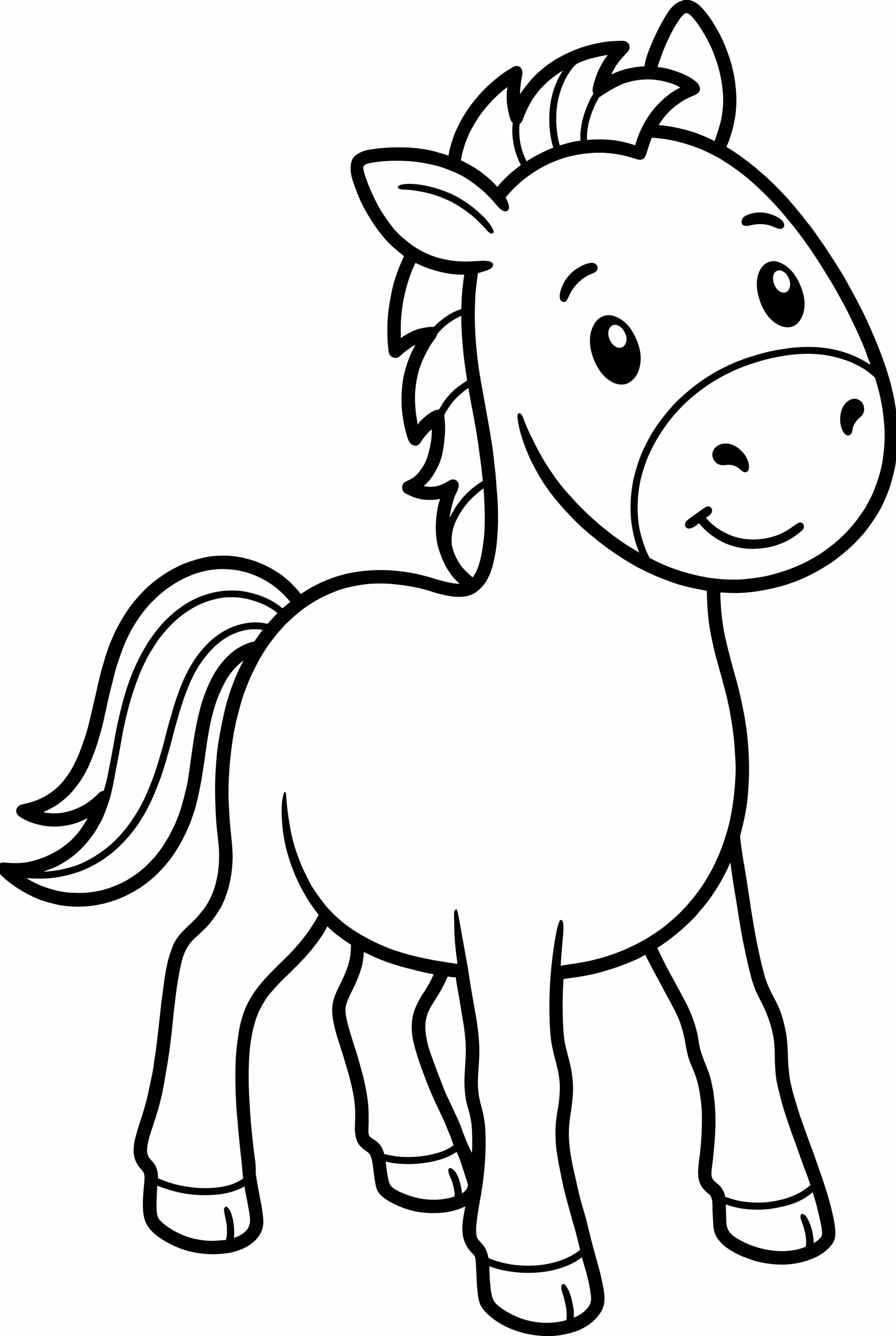 Foal Standing On Wobbly Legs