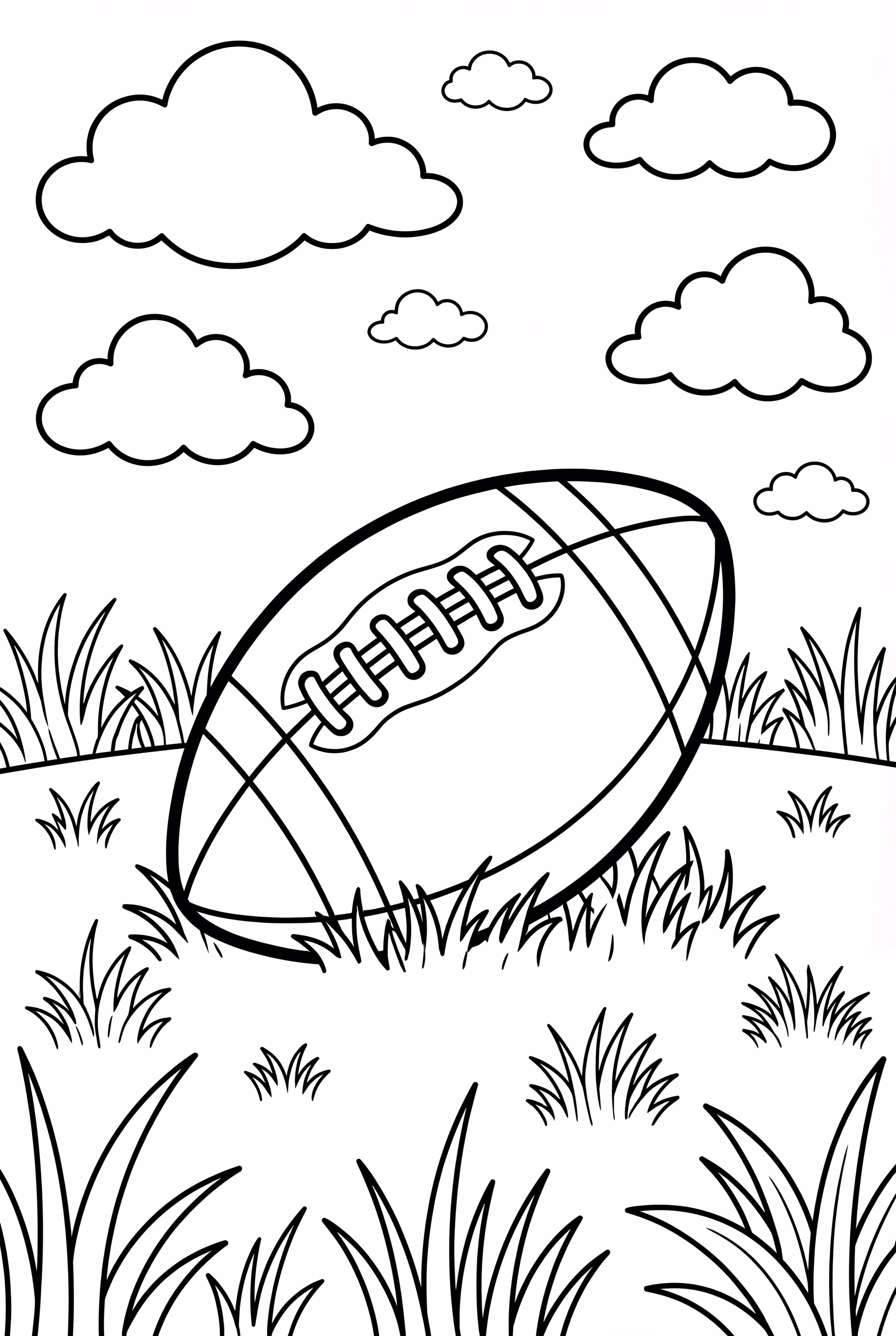 足球躺在场地上