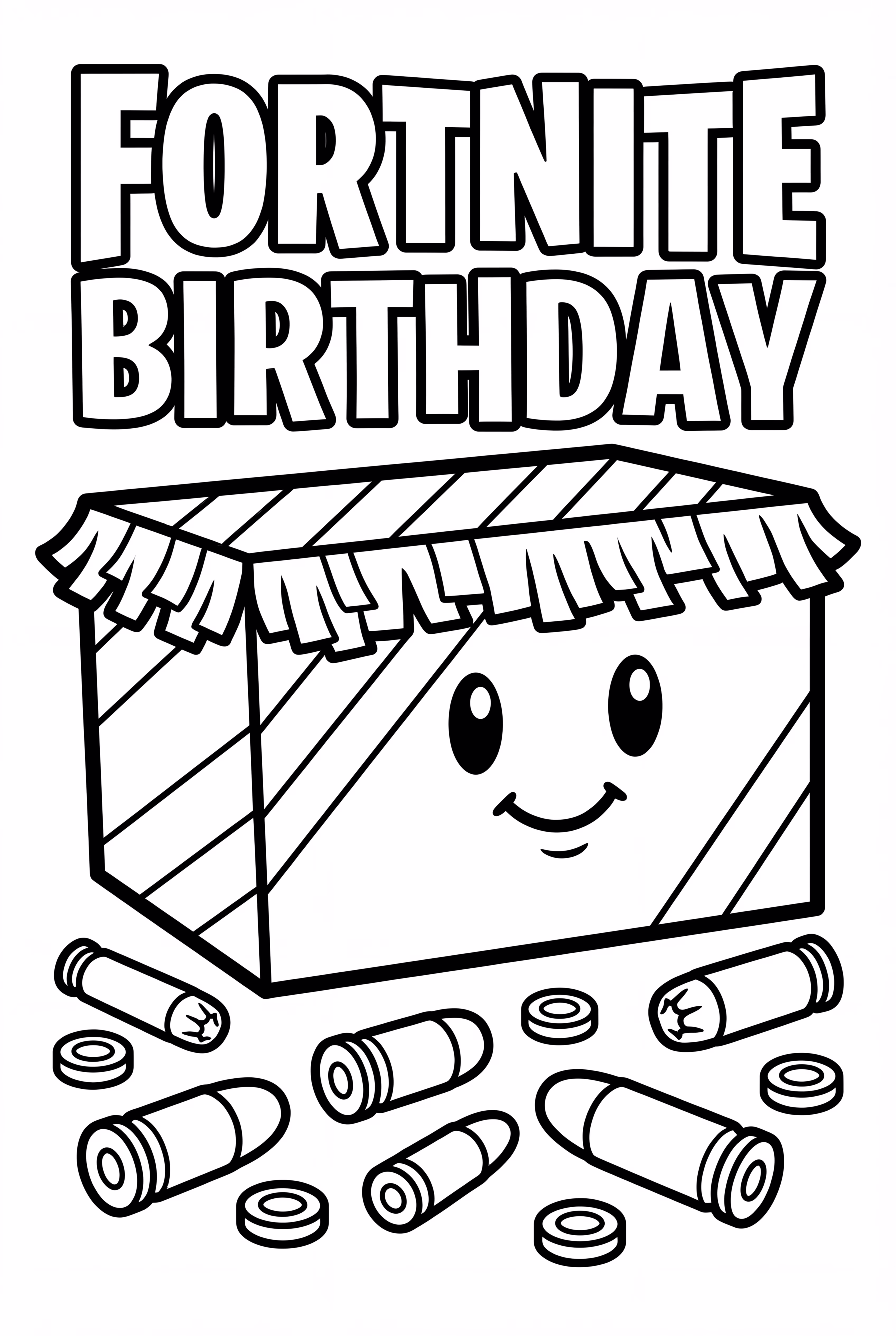 Fortnite 生日皮納塔與彈藥