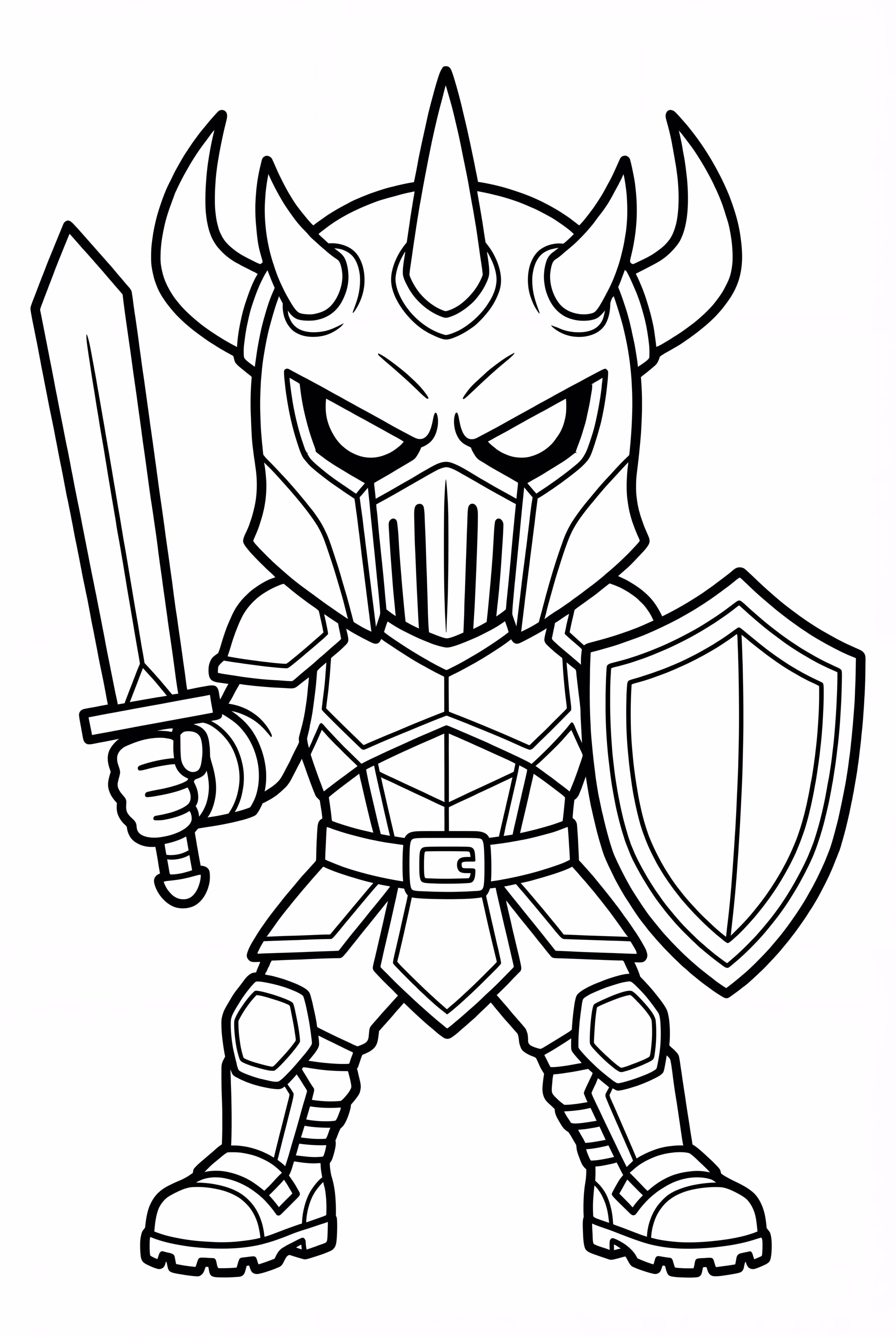 Fortnite 黑騎士握著盾牌