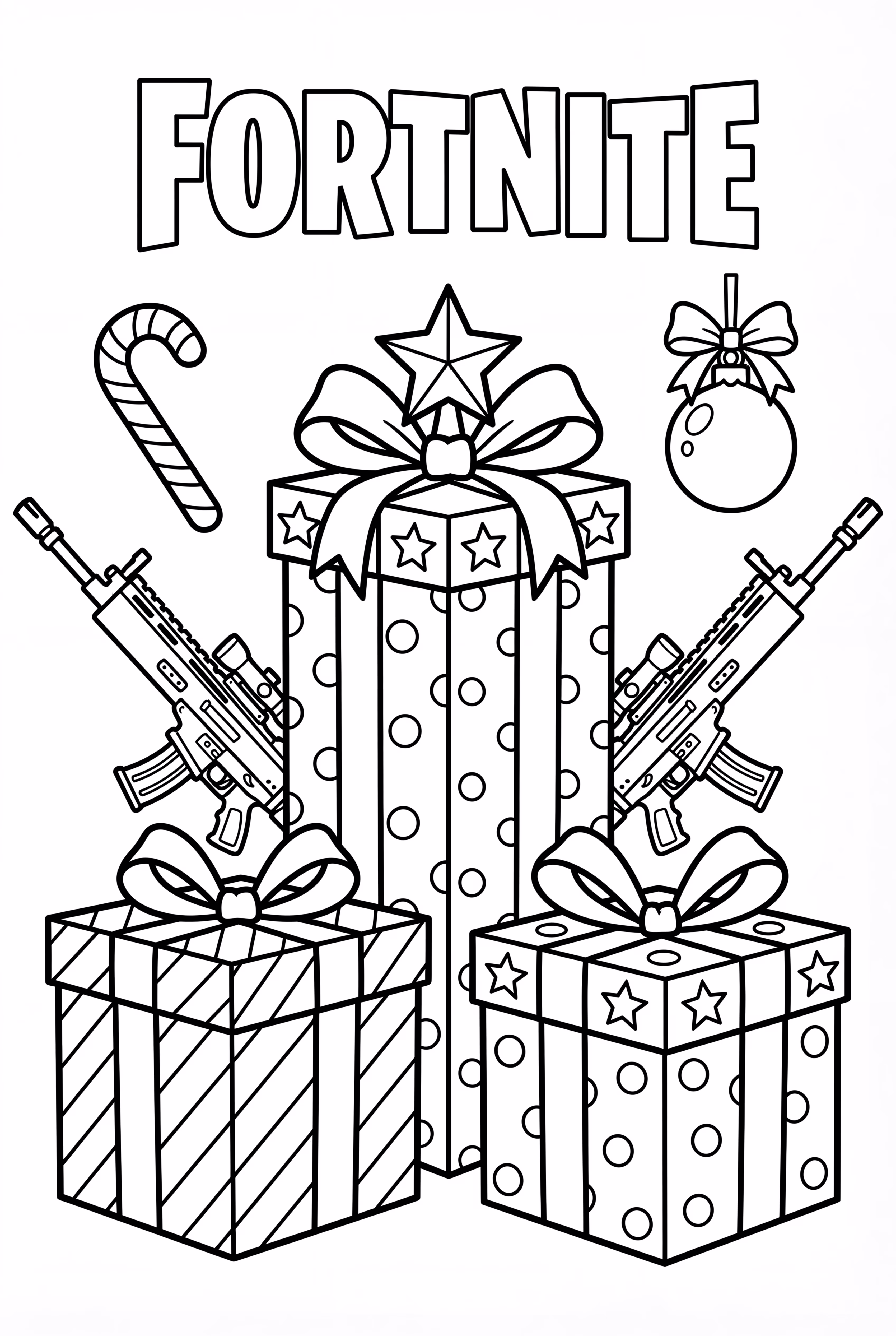 Fortnite 聖誕禮物與武器