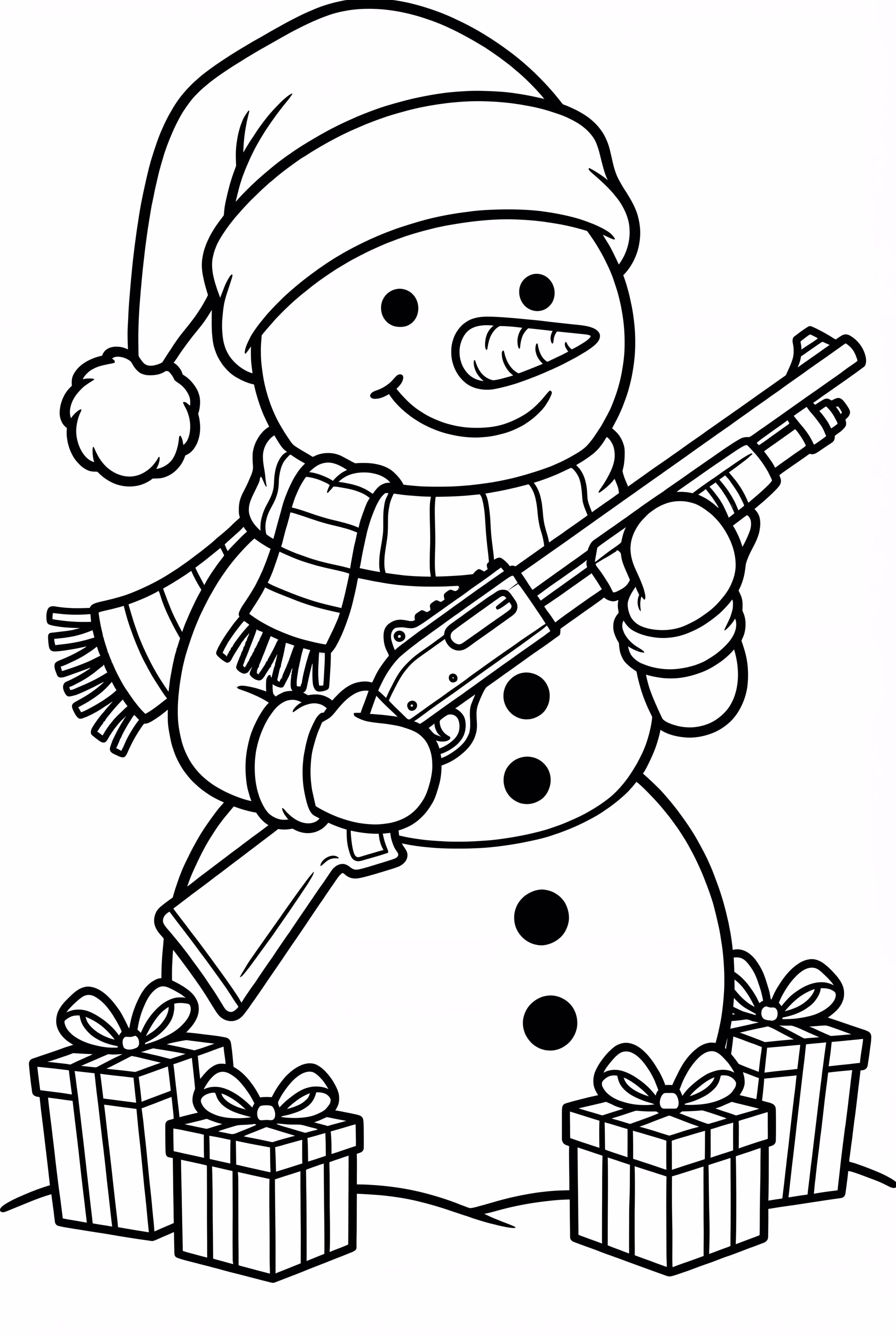 Fortnite Christmas Snowman With Shotgun
