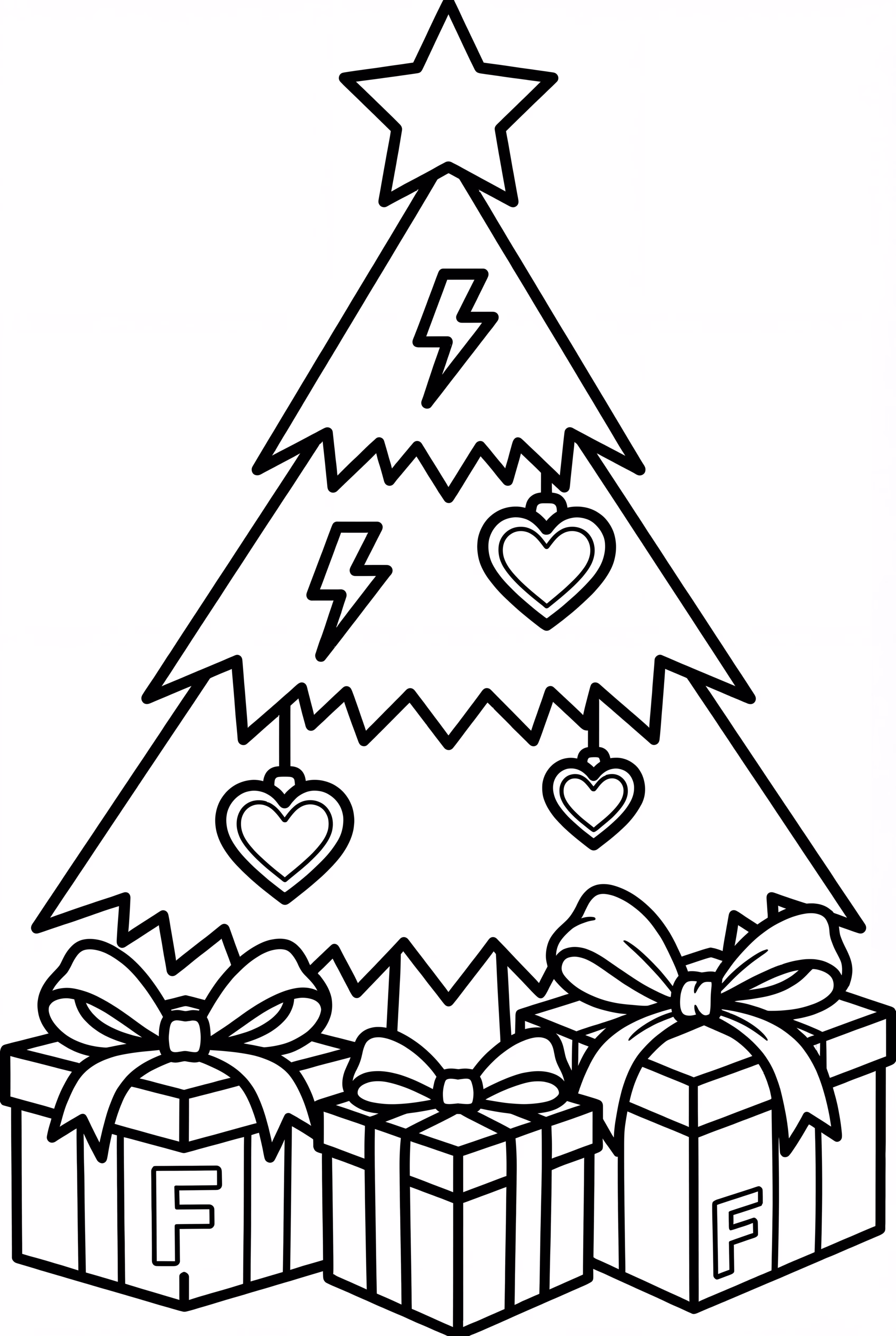 堡壘之夜聖誕樹與禮物