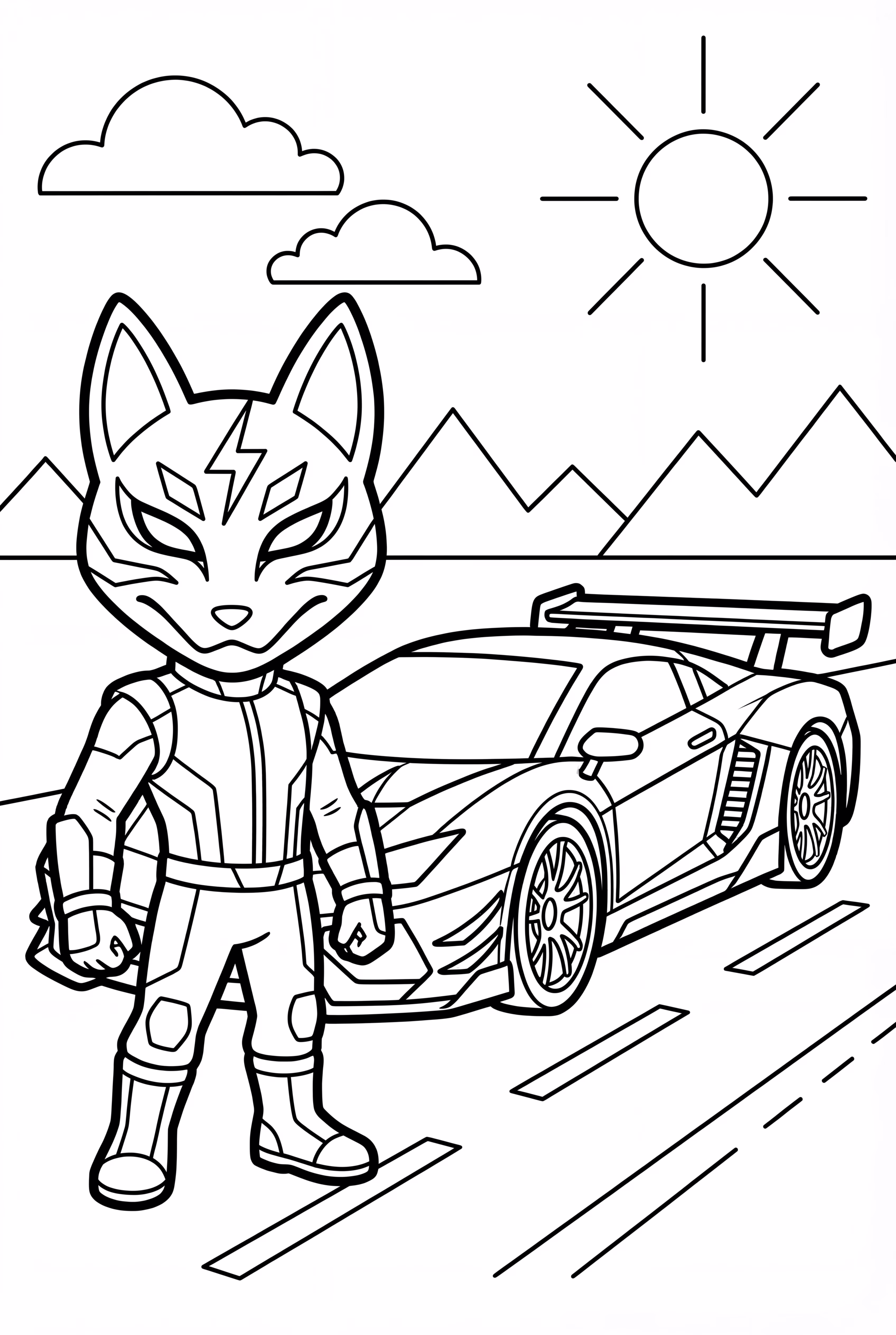 堡垒之夜漂移赛车