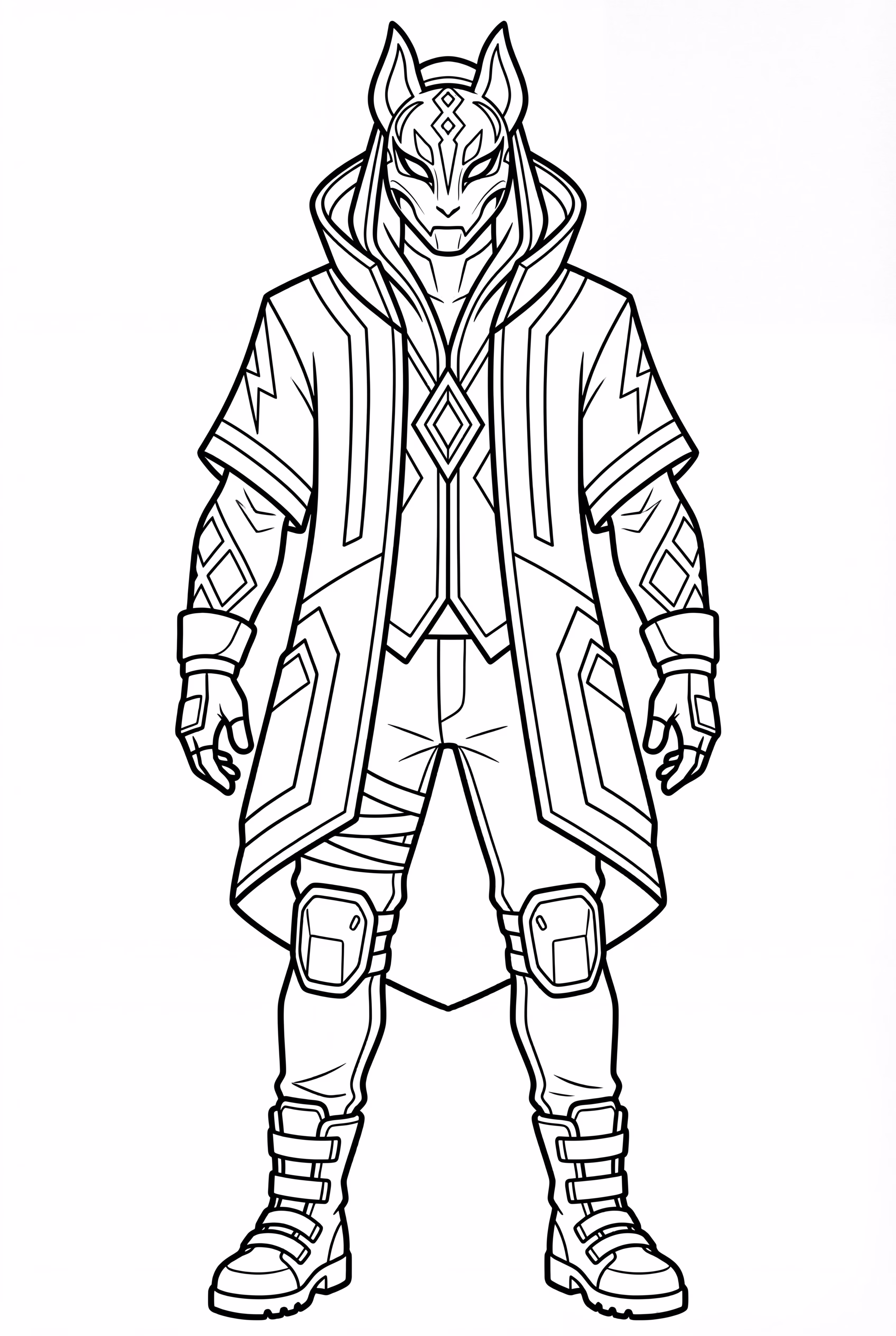 堡垒之夜漂移角色穿着霓虹服装