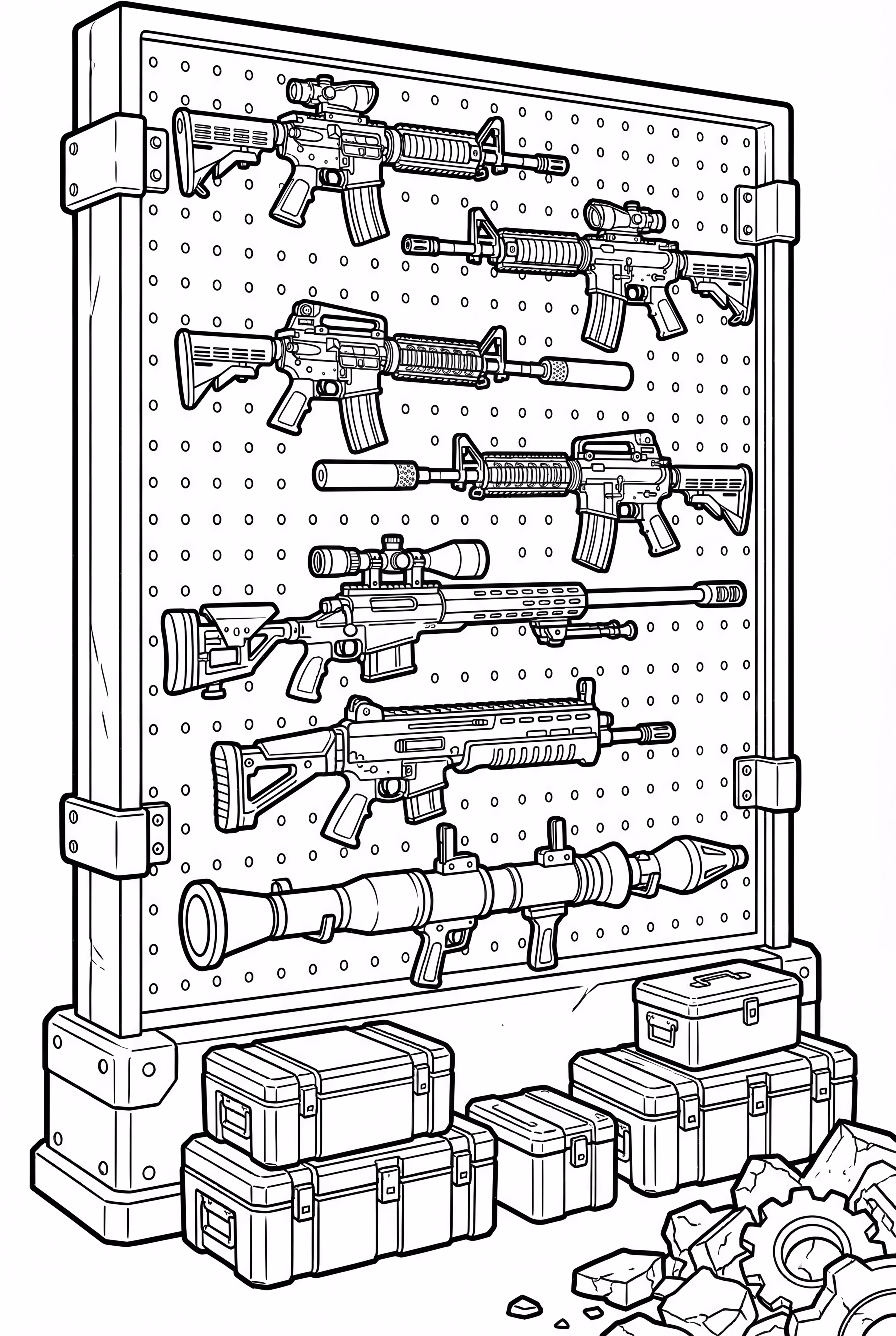 堡垒之夜武器墙与所有武器类型